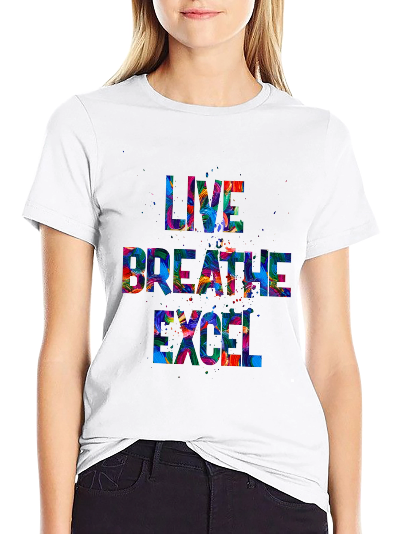 Live Breathe Excel Graphic T-Shirt