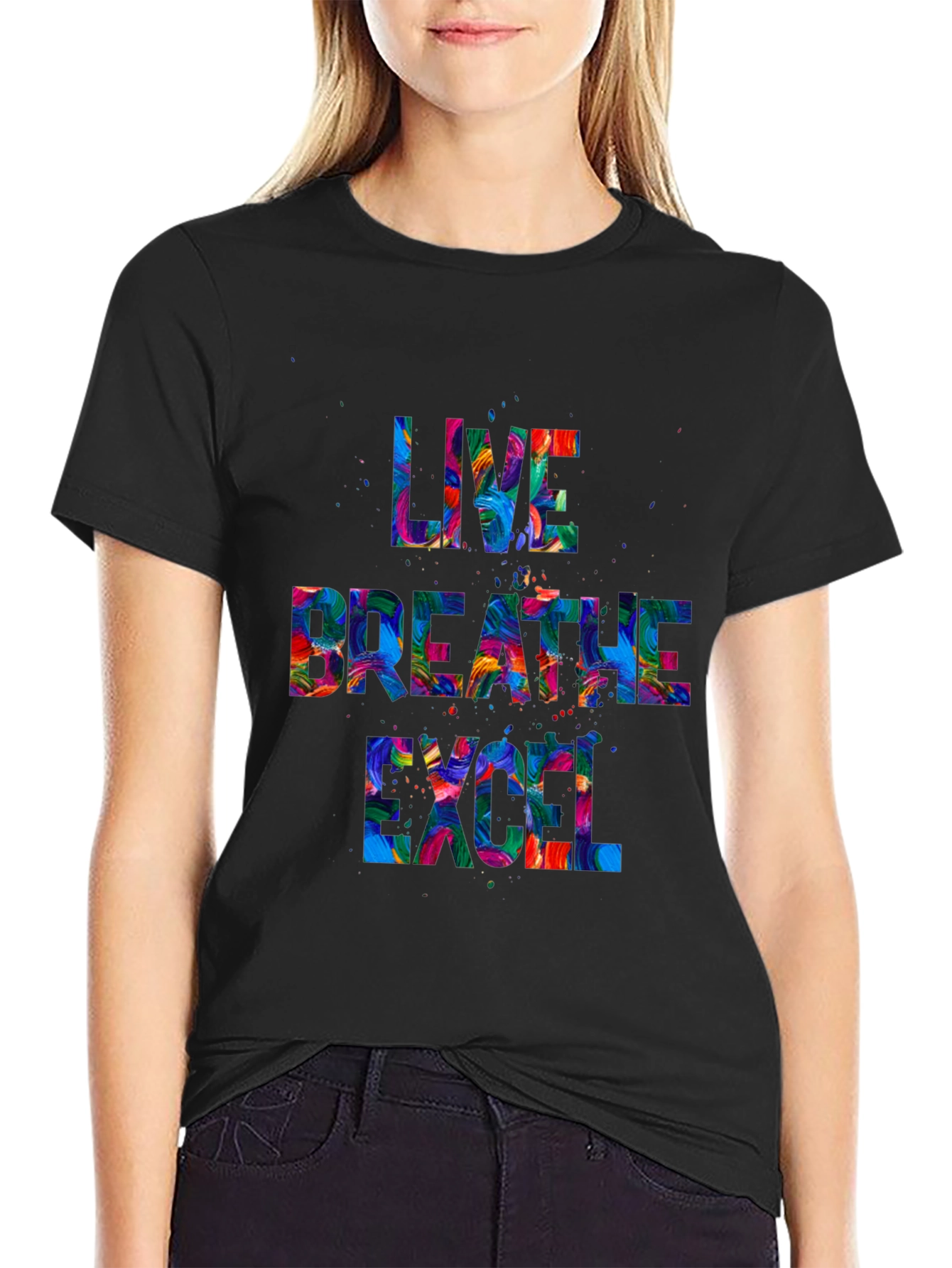 Live Breathe Excel Graphic T-Shirt