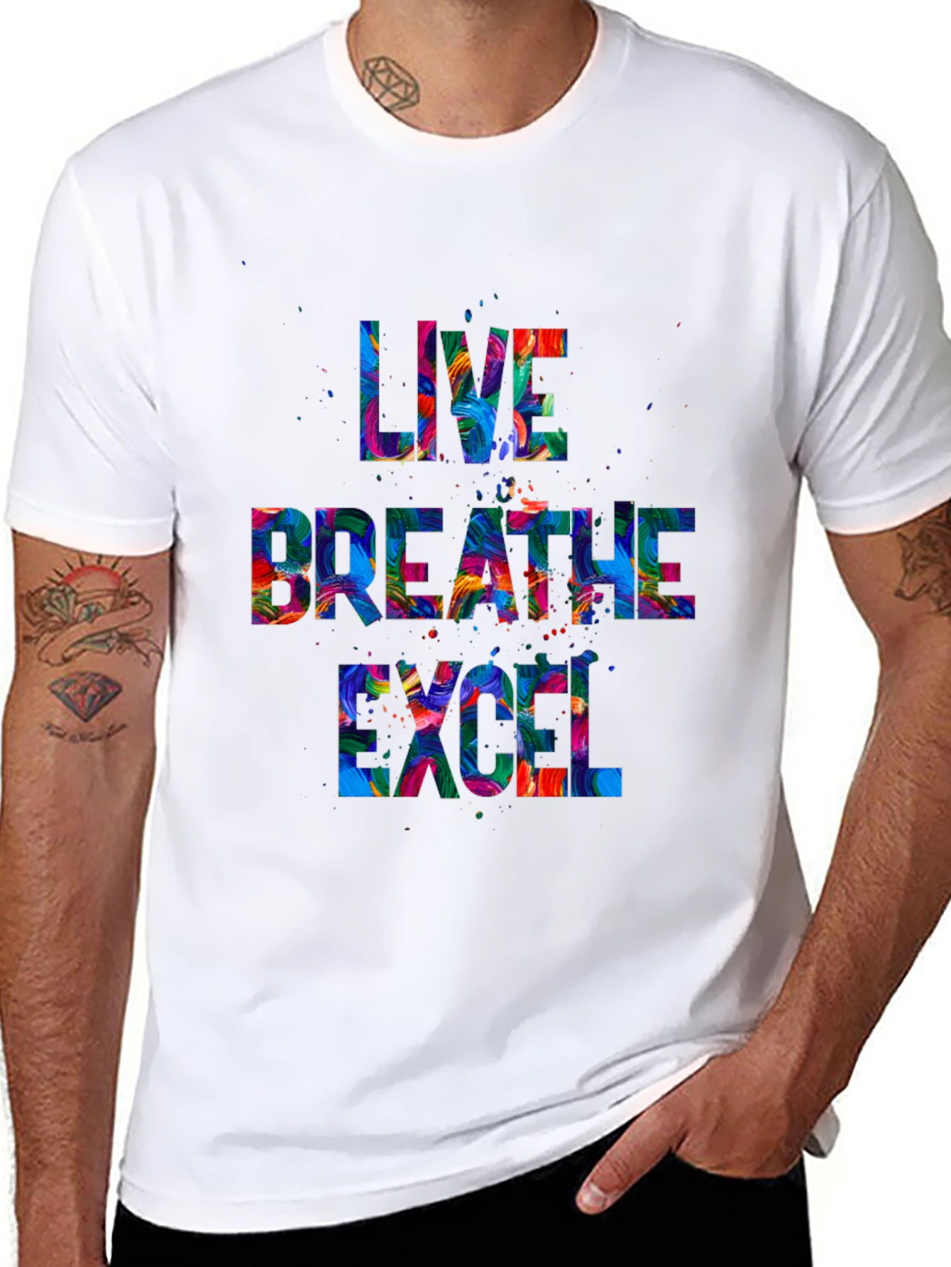 Live Breathe Excel Graphic T-Shirt