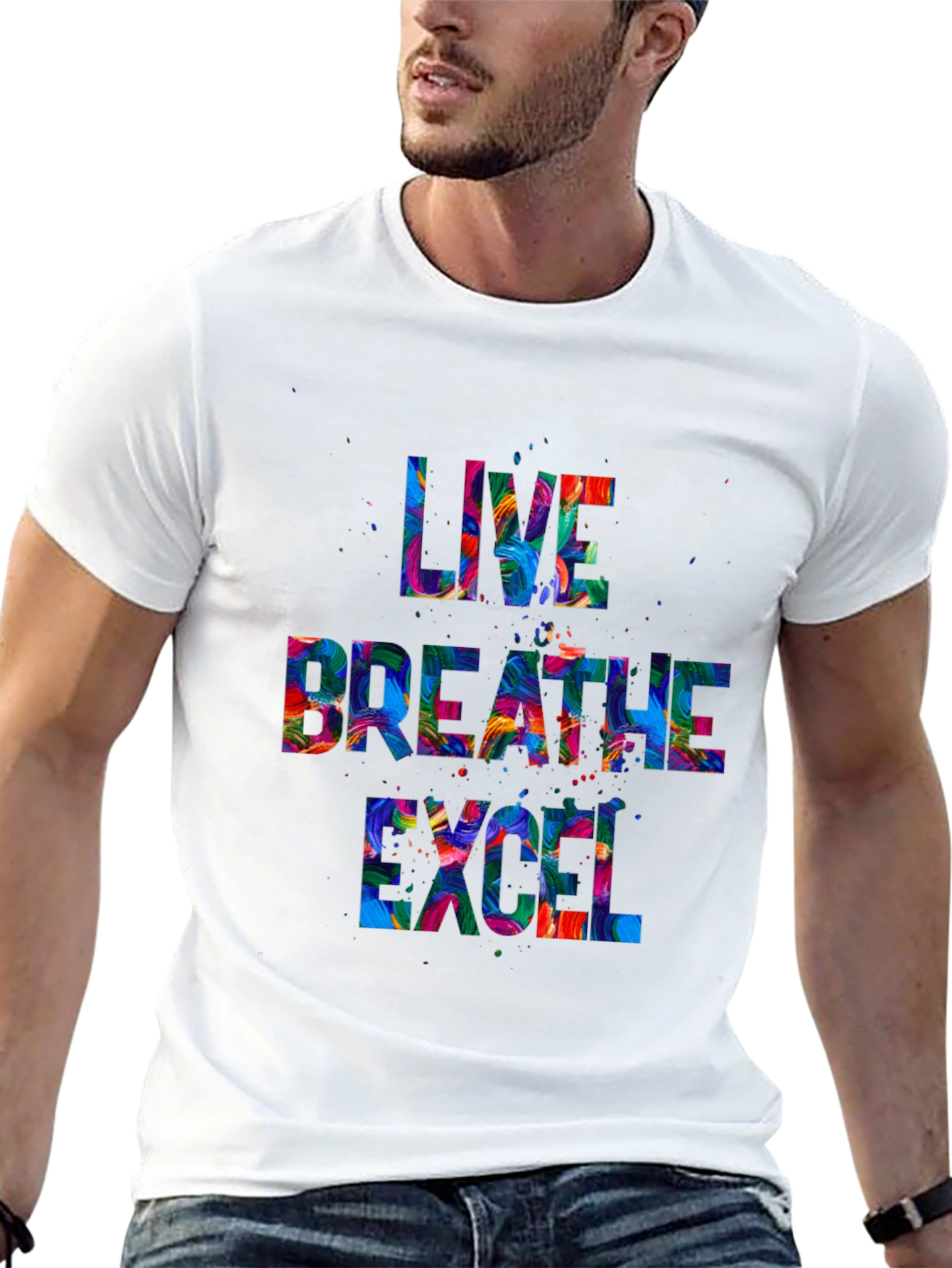 Live Breathe Excel Graphic T-Shirt
