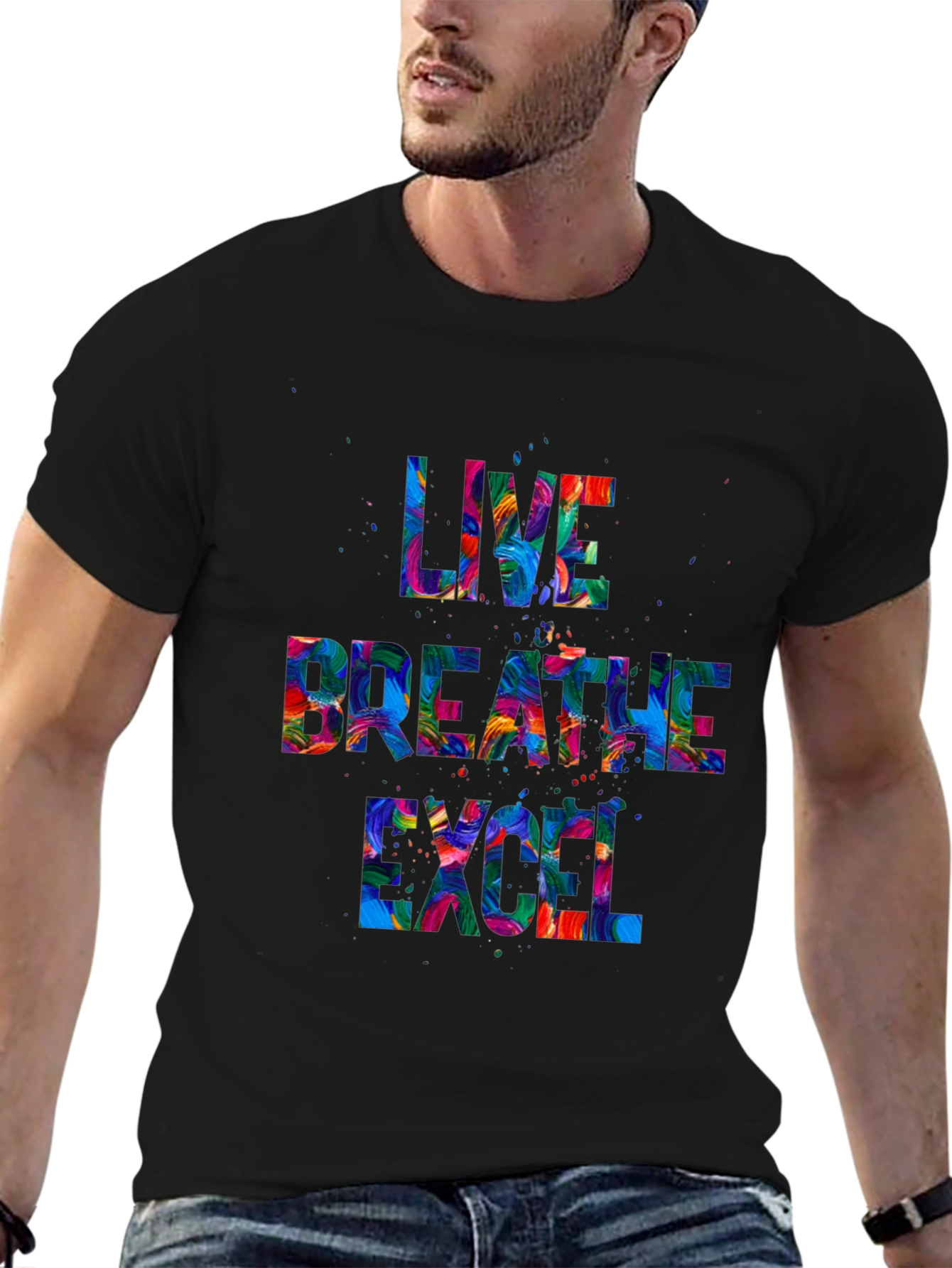 Live Breathe Excel Graphic T-Shirt