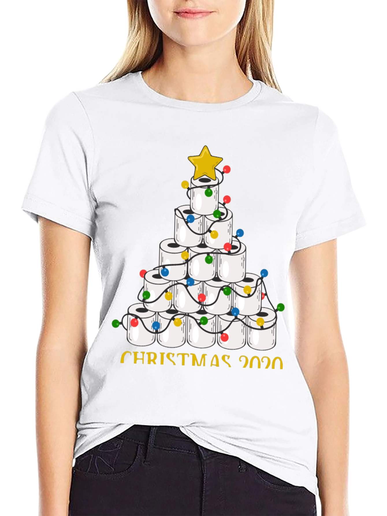 Christmas 2020 Toilet Paper Tree T-Shirt