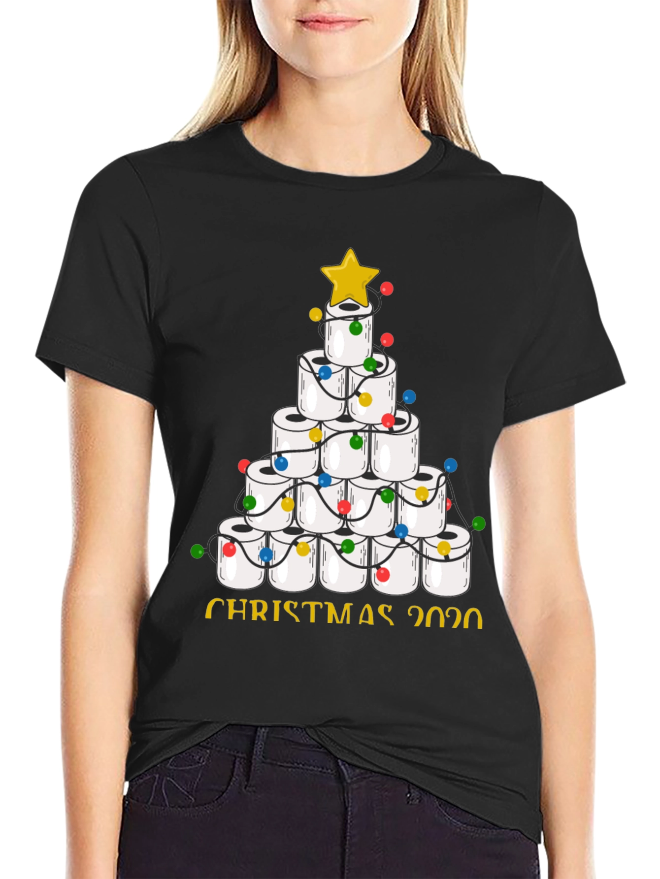 Christmas 2020 Toilet Paper Tree T-Shirt