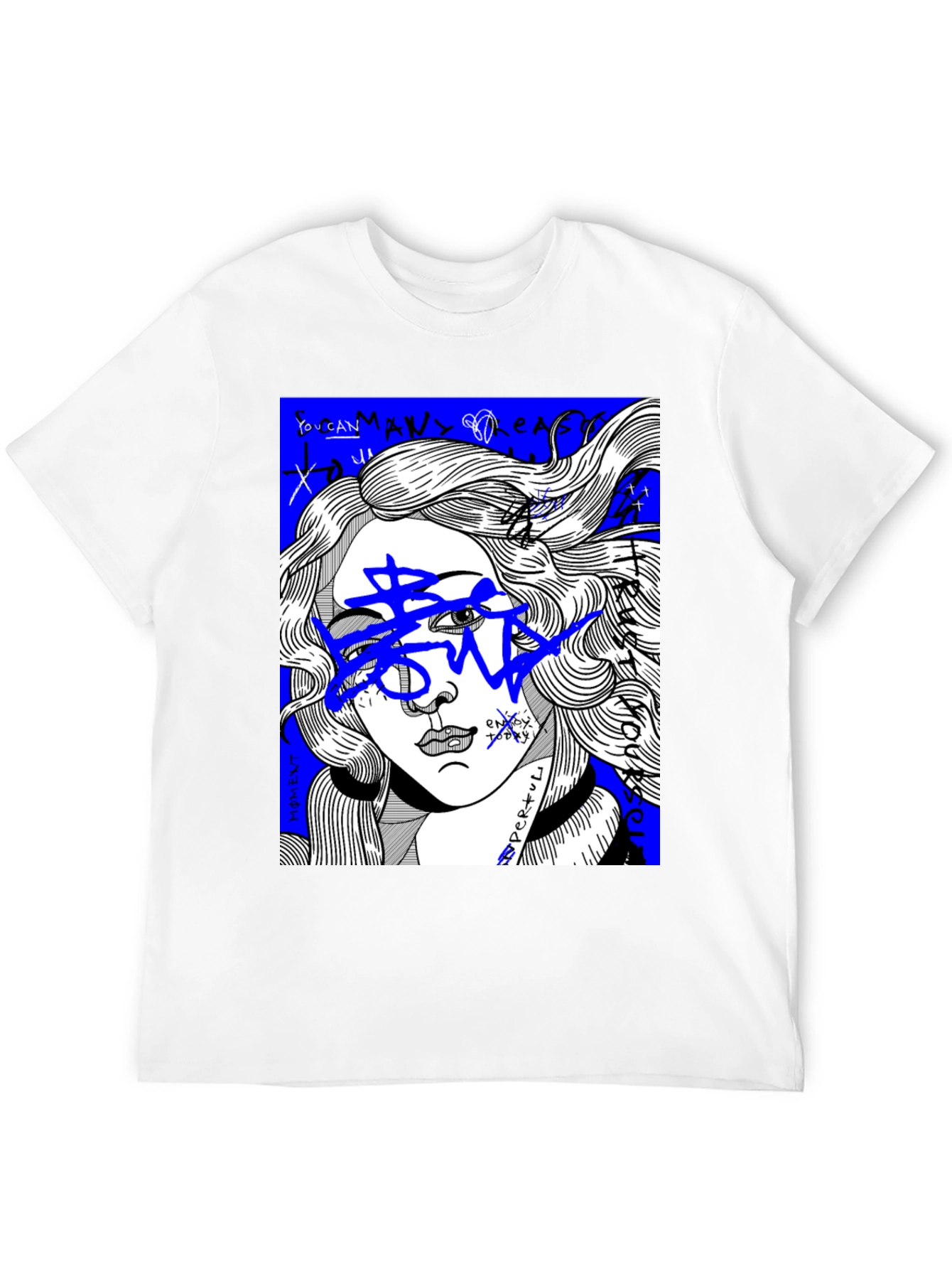 Venus Graffiti Art Tee - Streetwear Graphic T-Shirt