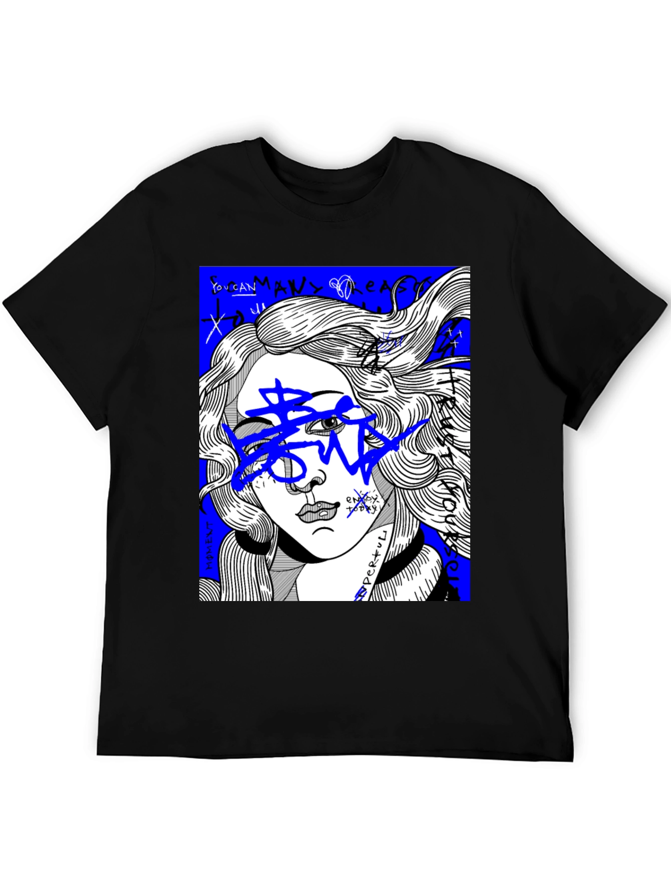 Venus Graffiti Art Tee - Streetwear Graphic T-Shirt