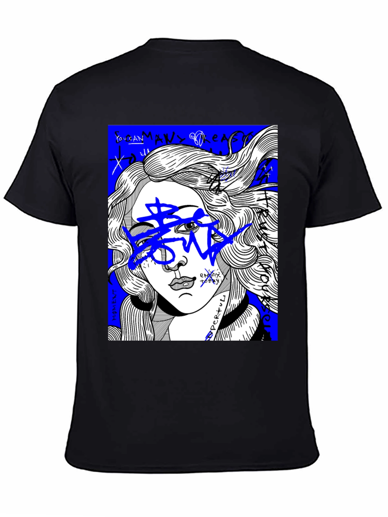 Venus Graffiti Art Tee - Streetwear Graphic T-Shirt