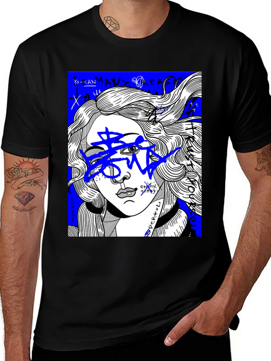 Venus Graffiti Art Tee - Streetwear Graphic T-Shirt