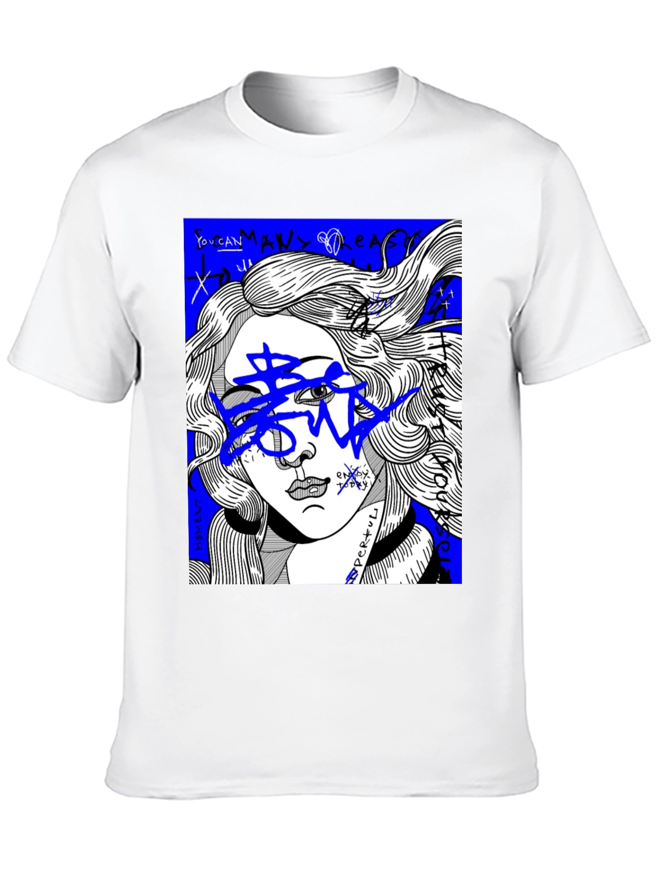 Venus Graffiti Art Tee - Streetwear Graphic T-Shirt