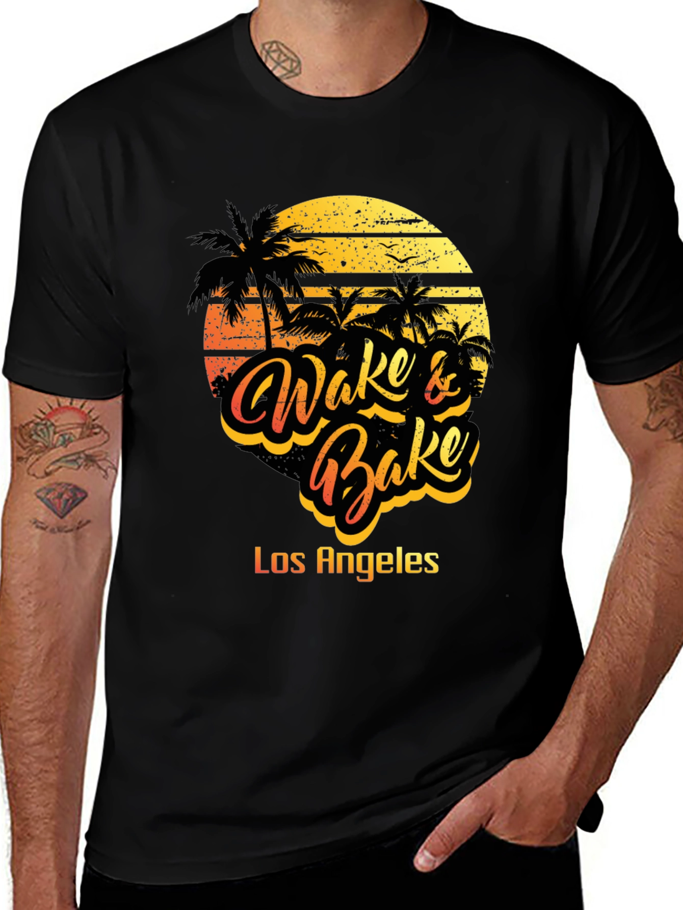 Wake & Bake Los Angeles Graphic Tee
