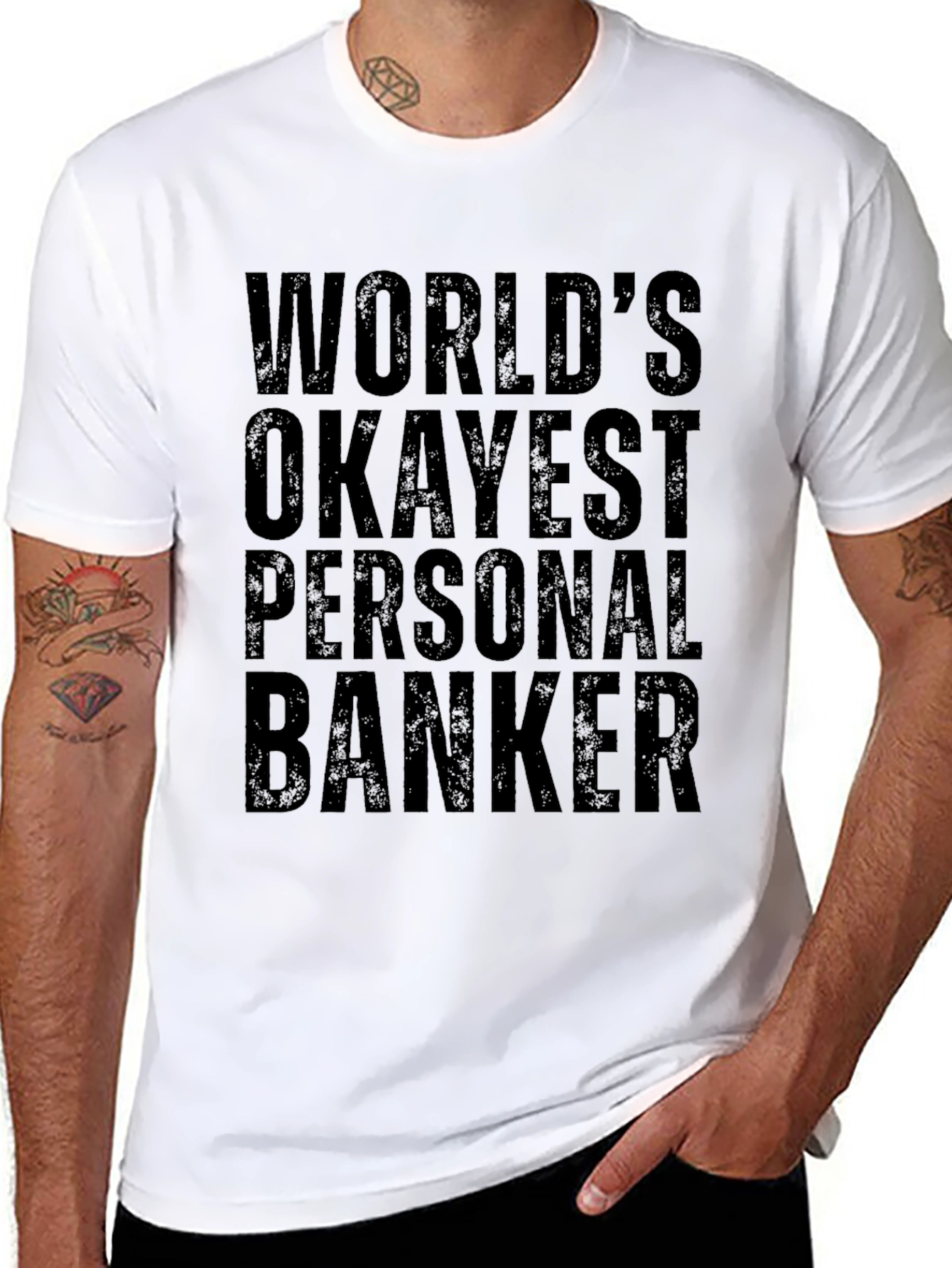 Worlds Okayest Personal Banker T-Shirt