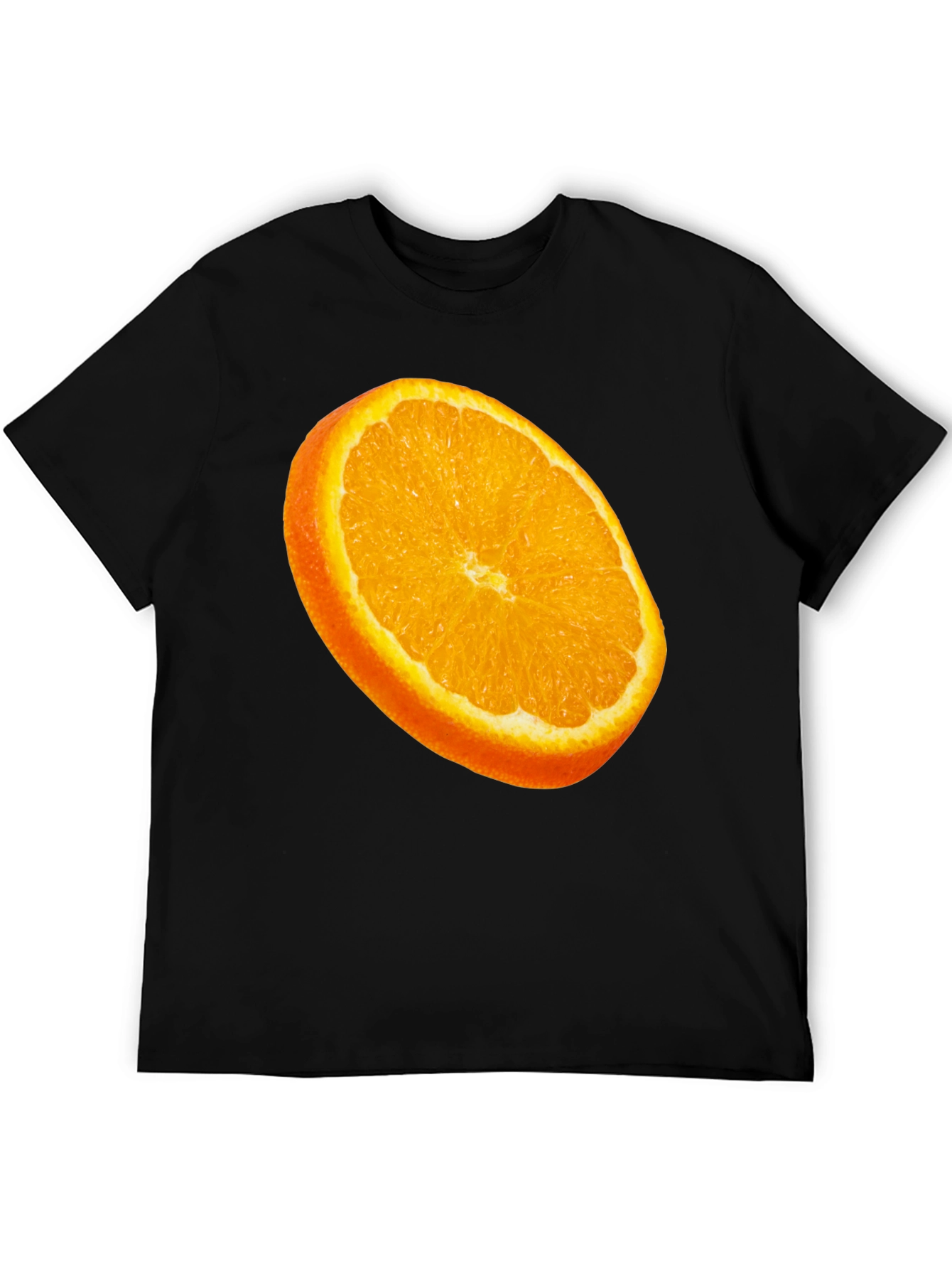Orange Slice Graphic Tee - Fresh Fruit Design
