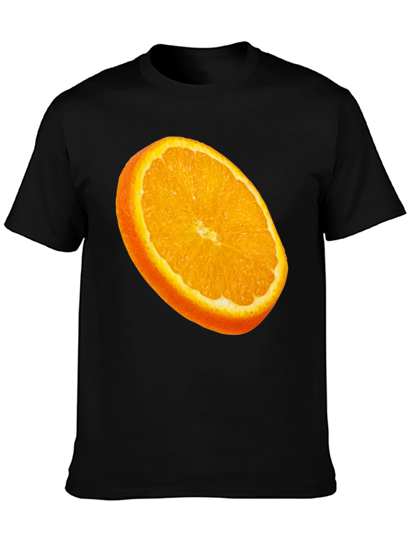 Orange Slice Graphic Tee - Fresh Fruit Design