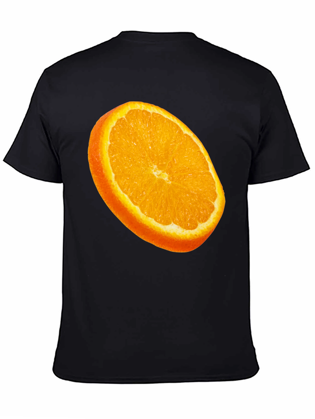 Orange Slice Graphic Tee - Fresh Fruit Design