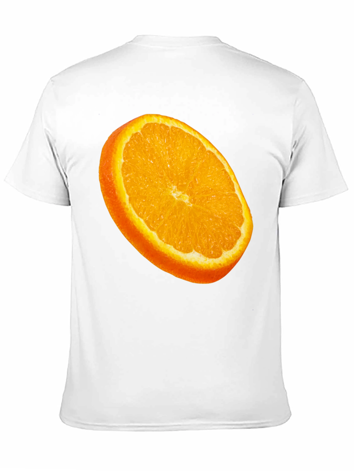 Orange Slice Graphic Tee - Fresh Fruit Design