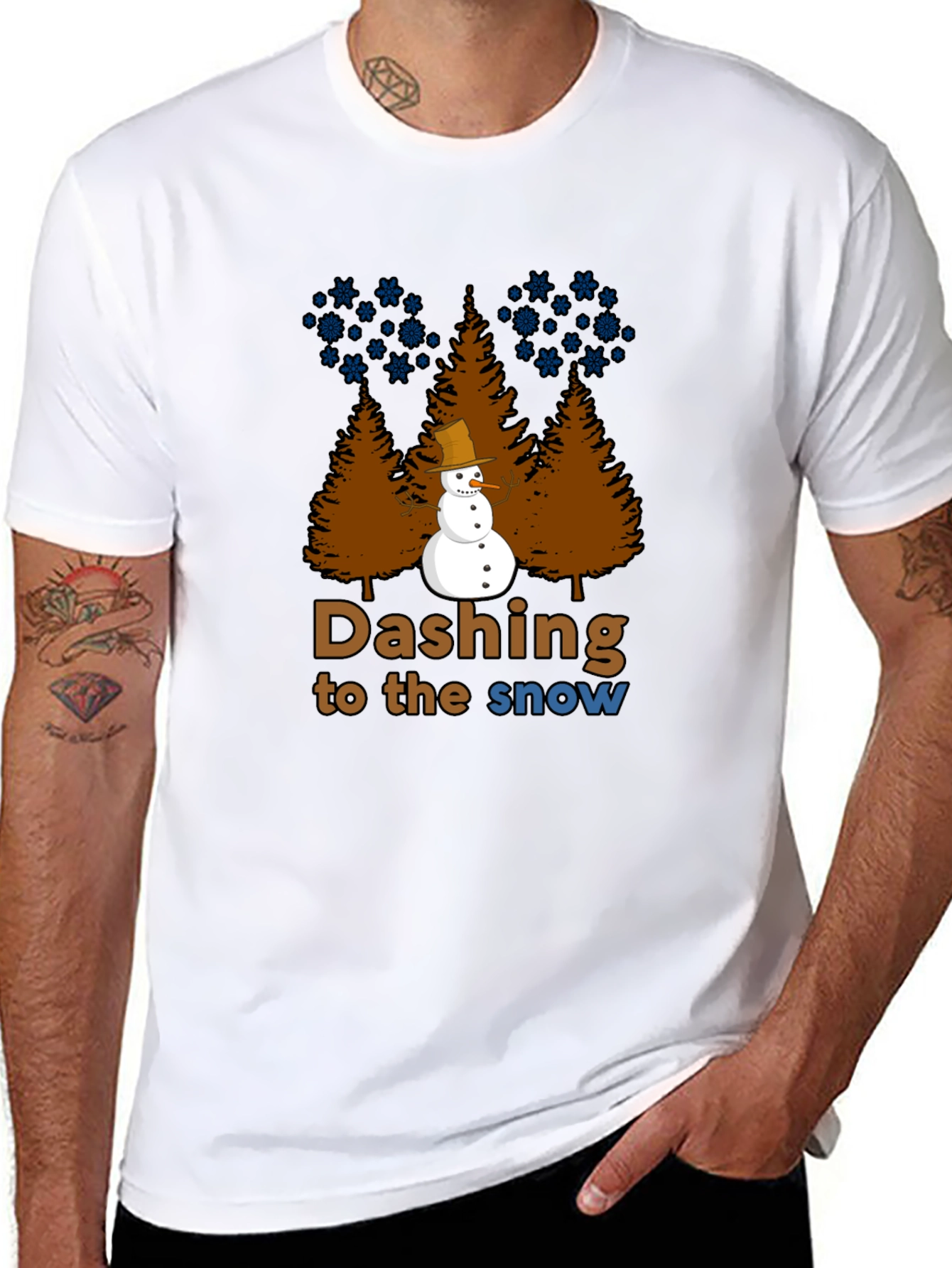 Dashing to the Snow Graphic Tee