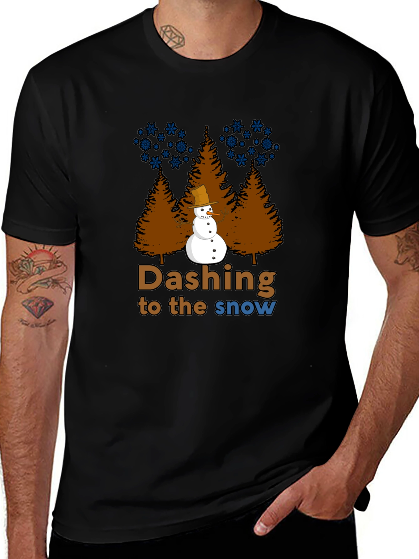 Dashing to the Snow Graphic Tee