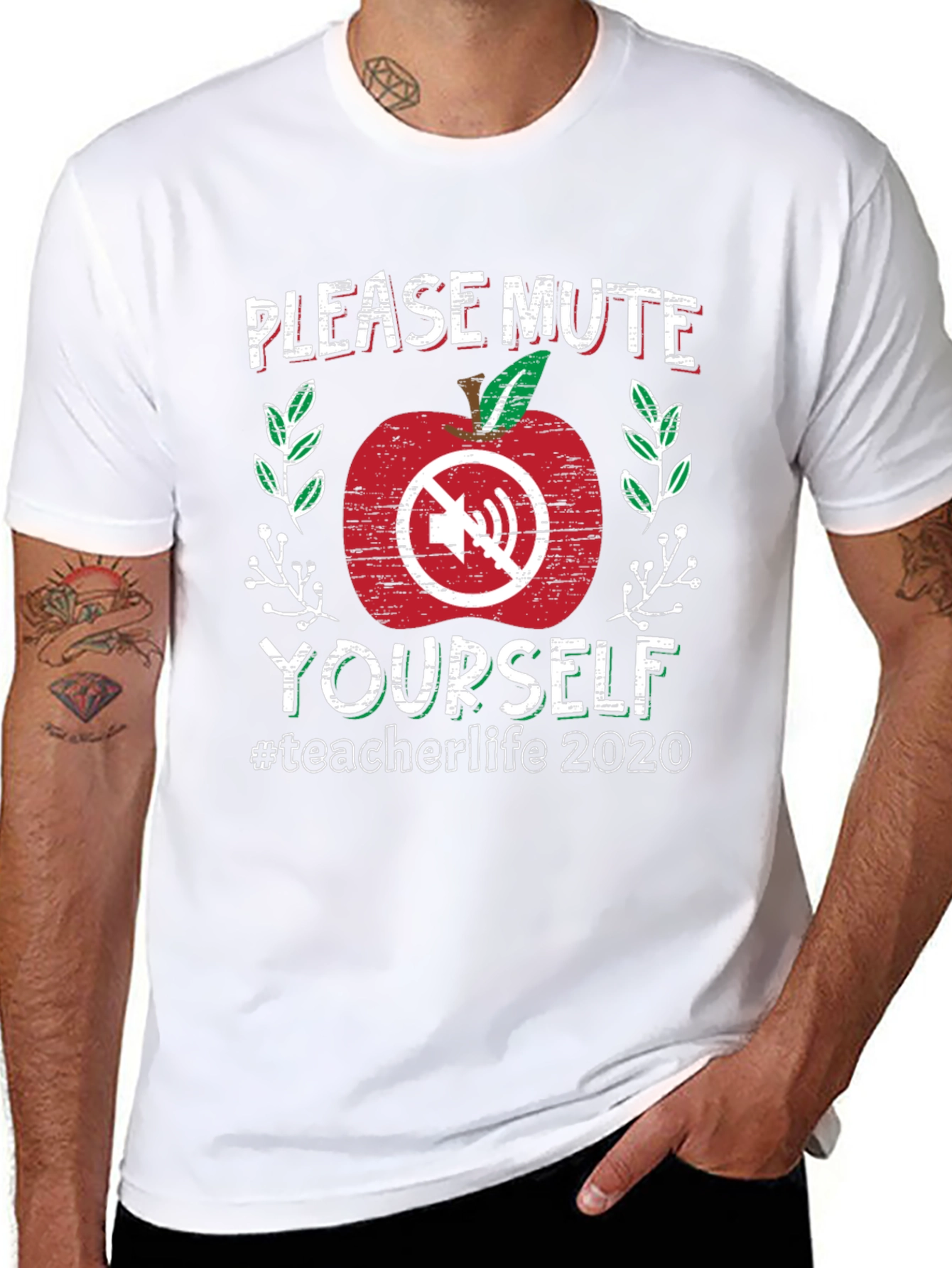 Please Mute Yourself Teacher Life 2020 T-Shirt