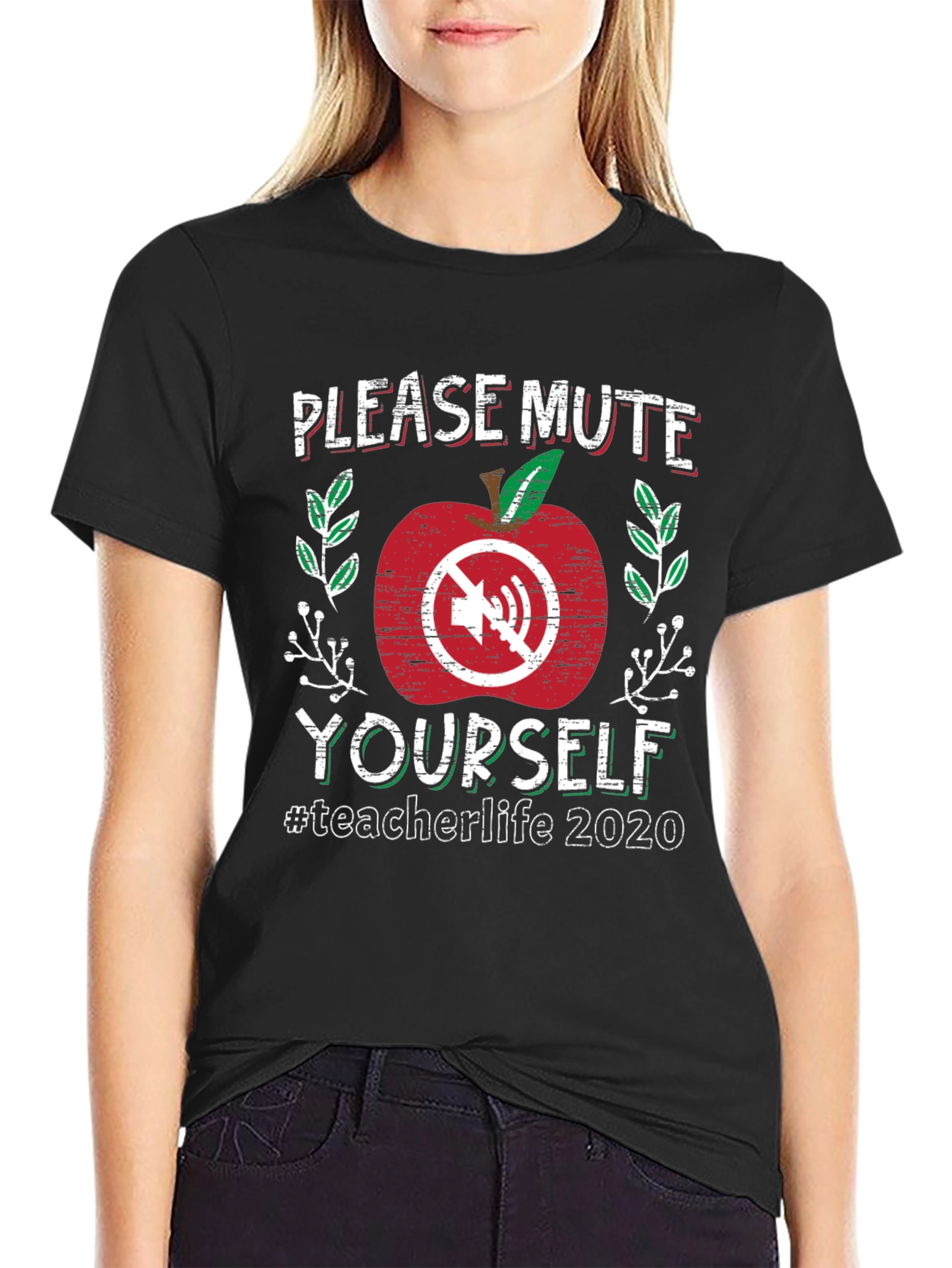 Please Mute Yourself Teacher Life 2020 T-Shirt