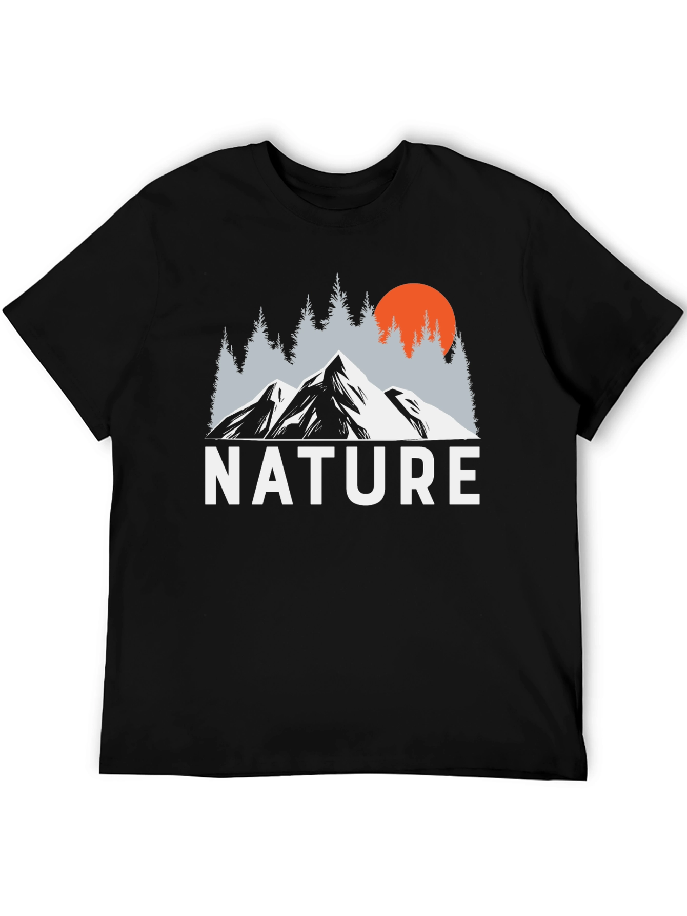 Nature Mountain Graphic T-Shirt