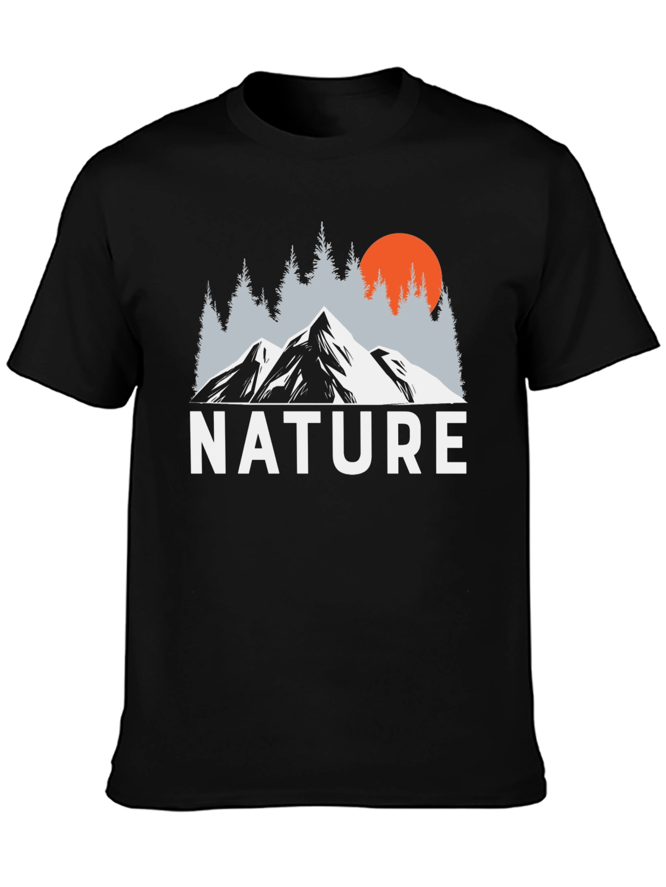 Nature Mountain Graphic T-Shirt