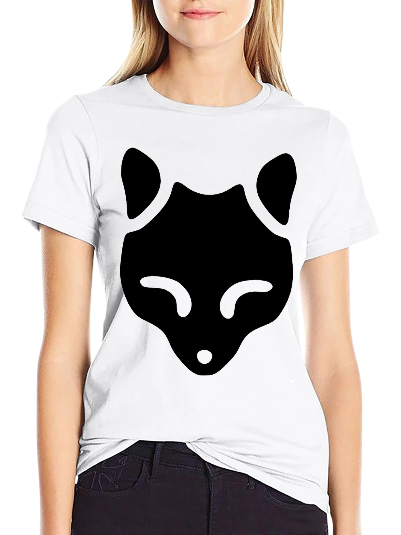 Black Fox Graphic Tee - Stylish Casual Wear