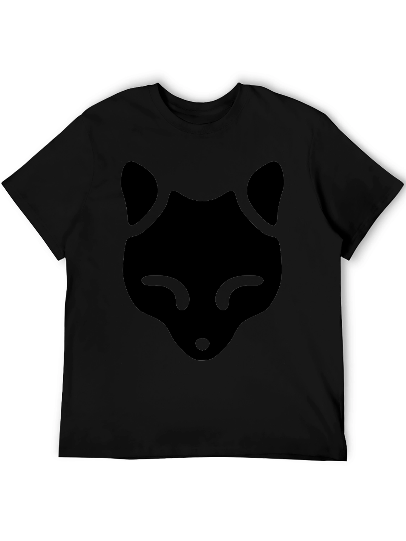 Black Fox Graphic Tee - Stylish Casual Wear