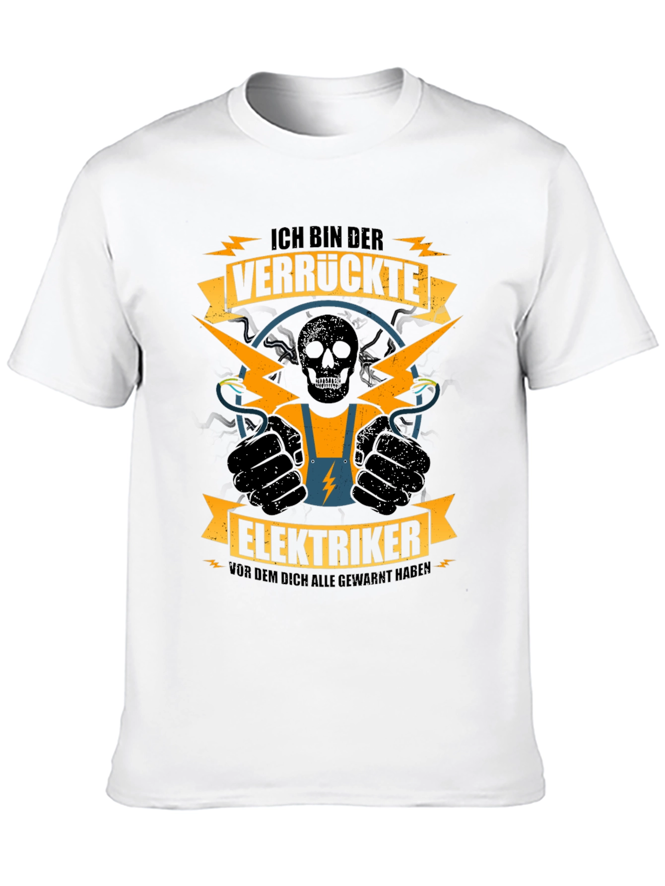 Electrician T-Shirt - Crazy Electrician Design