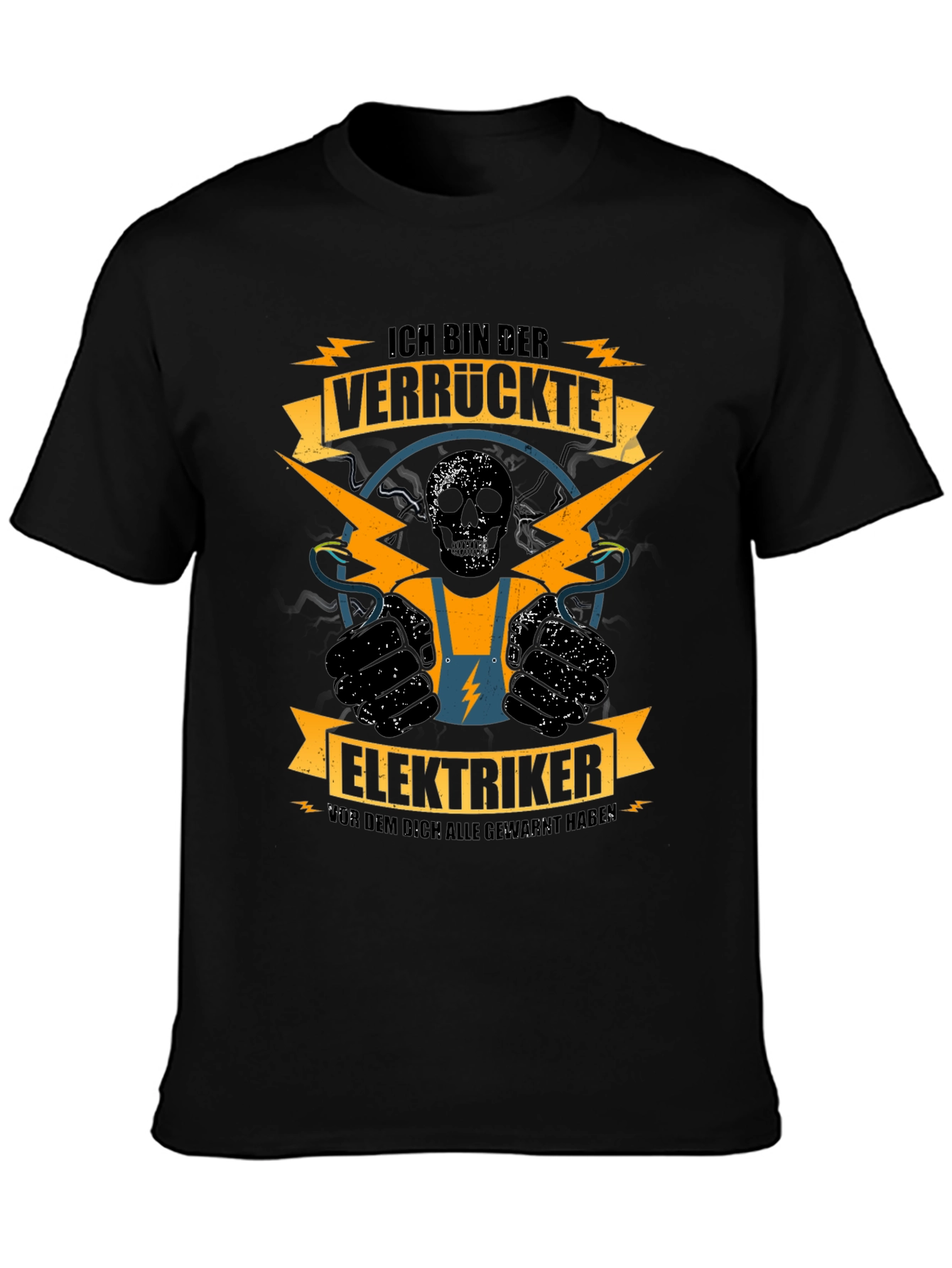 Electrician T-Shirt - Crazy Electrician Design