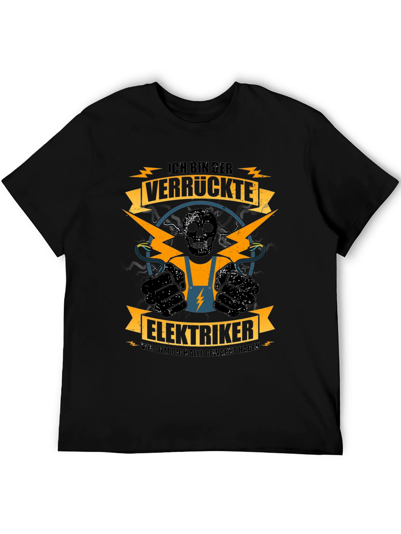 Electrician T-Shirt - Crazy Electrician Design
