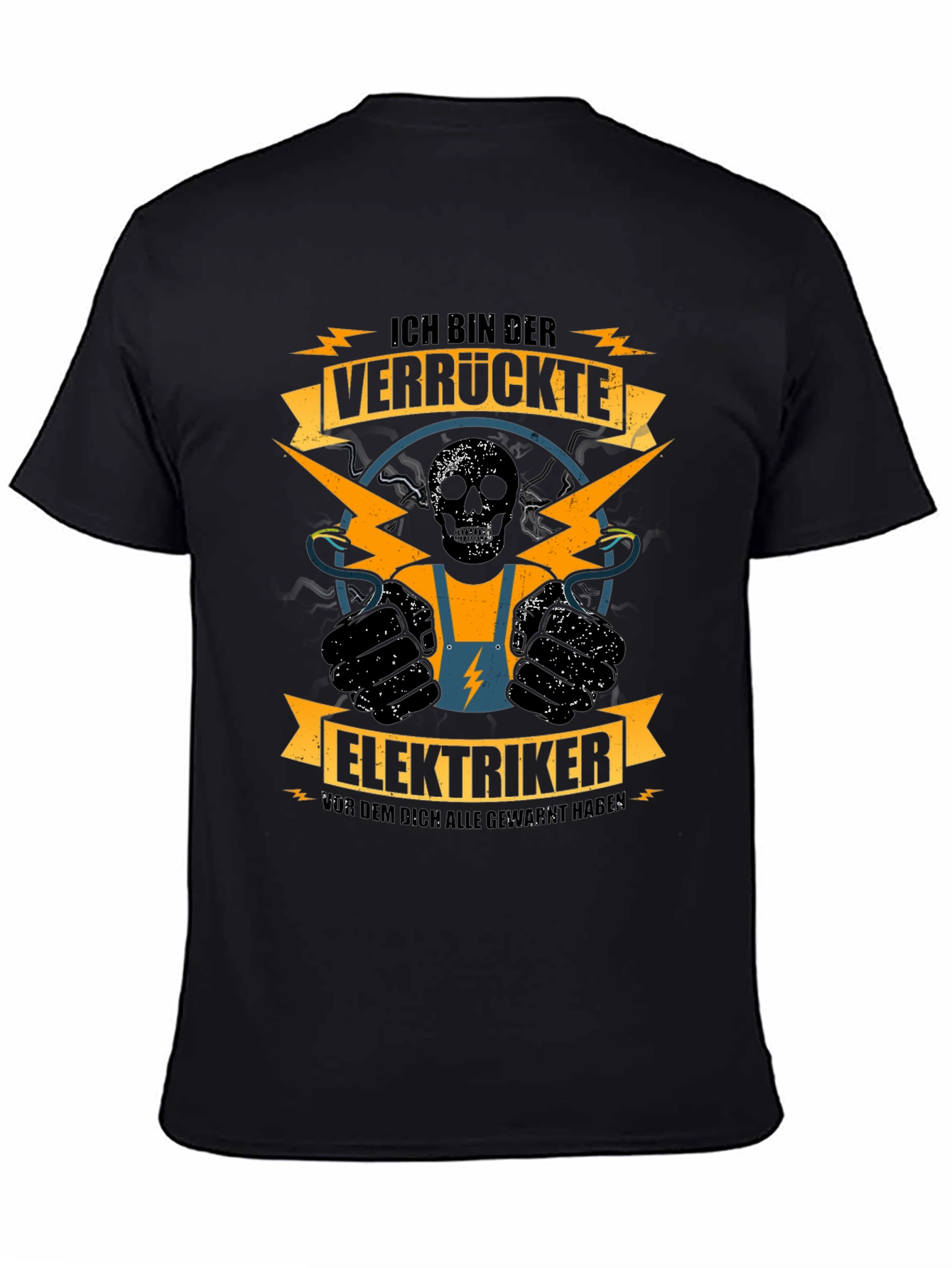 Electrician T-Shirt - Crazy Electrician Design