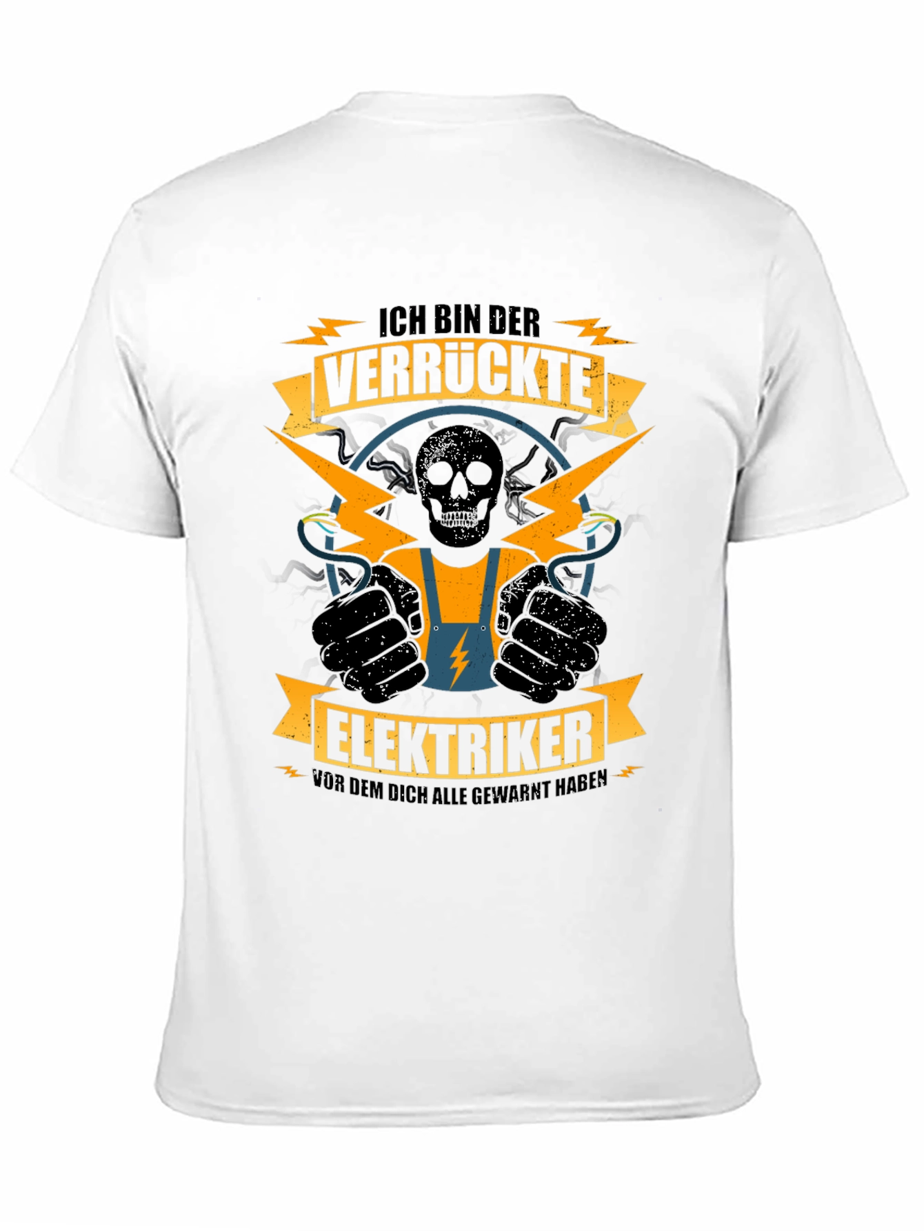 Electrician T-Shirt - Crazy Electrician Design