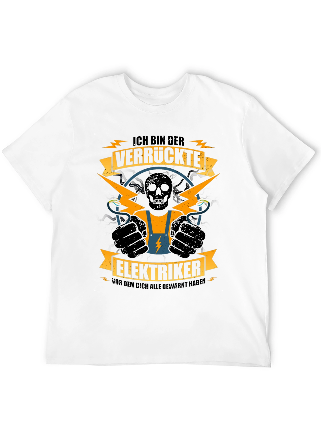 Electrician T-Shirt - Crazy Electrician Design