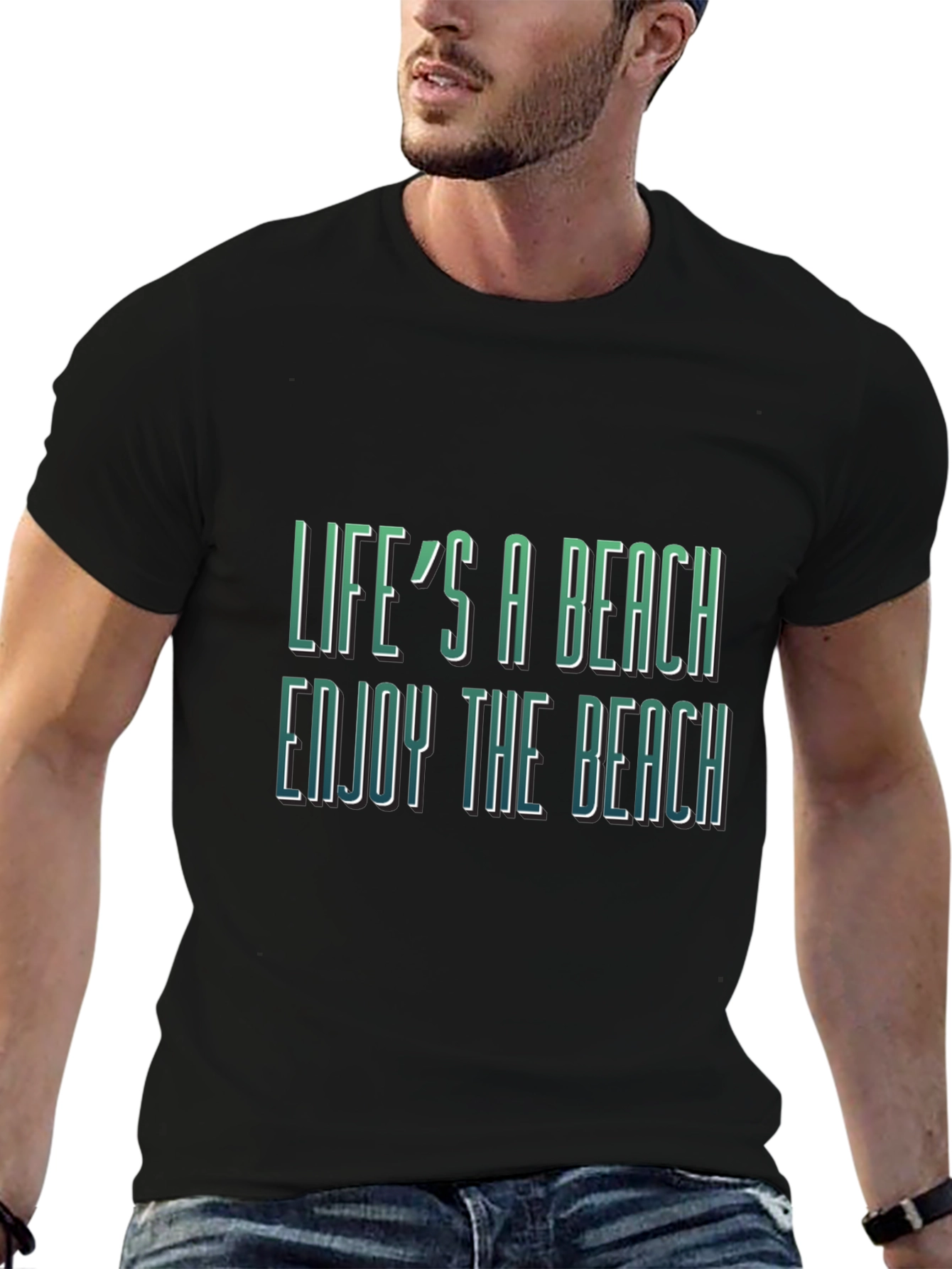 Lifes a Beach Graphic T-Shirt