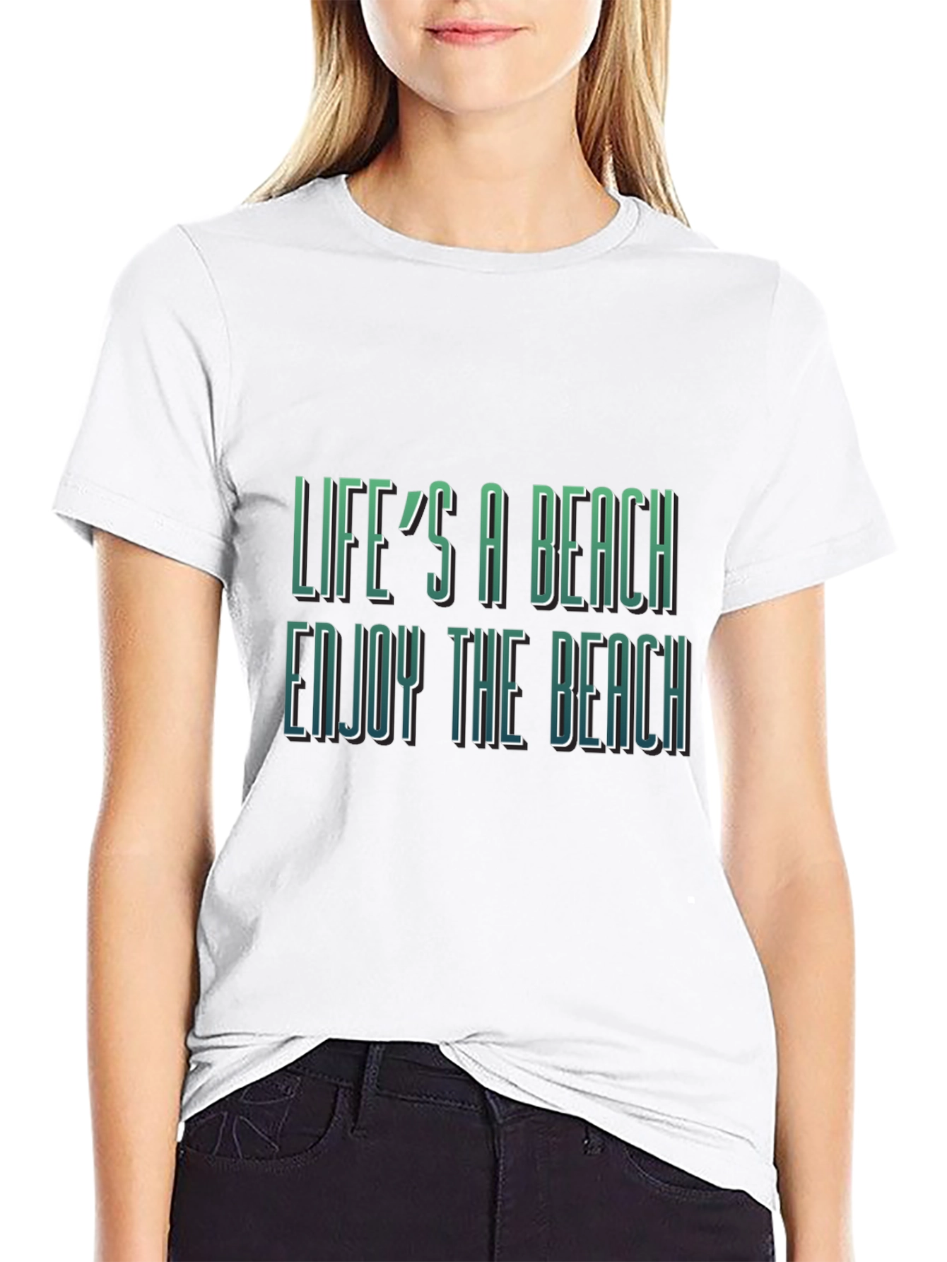 Lifes a Beach Graphic T-Shirt