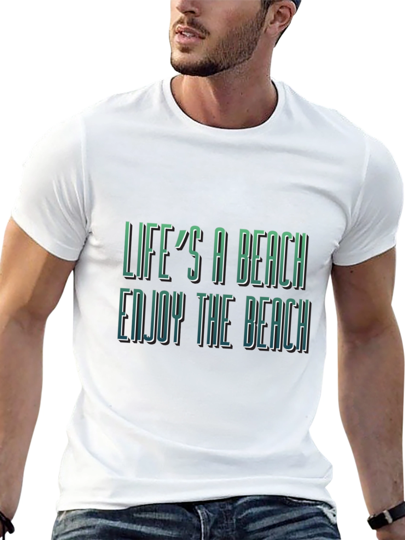 Lifes a Beach Graphic T-Shirt