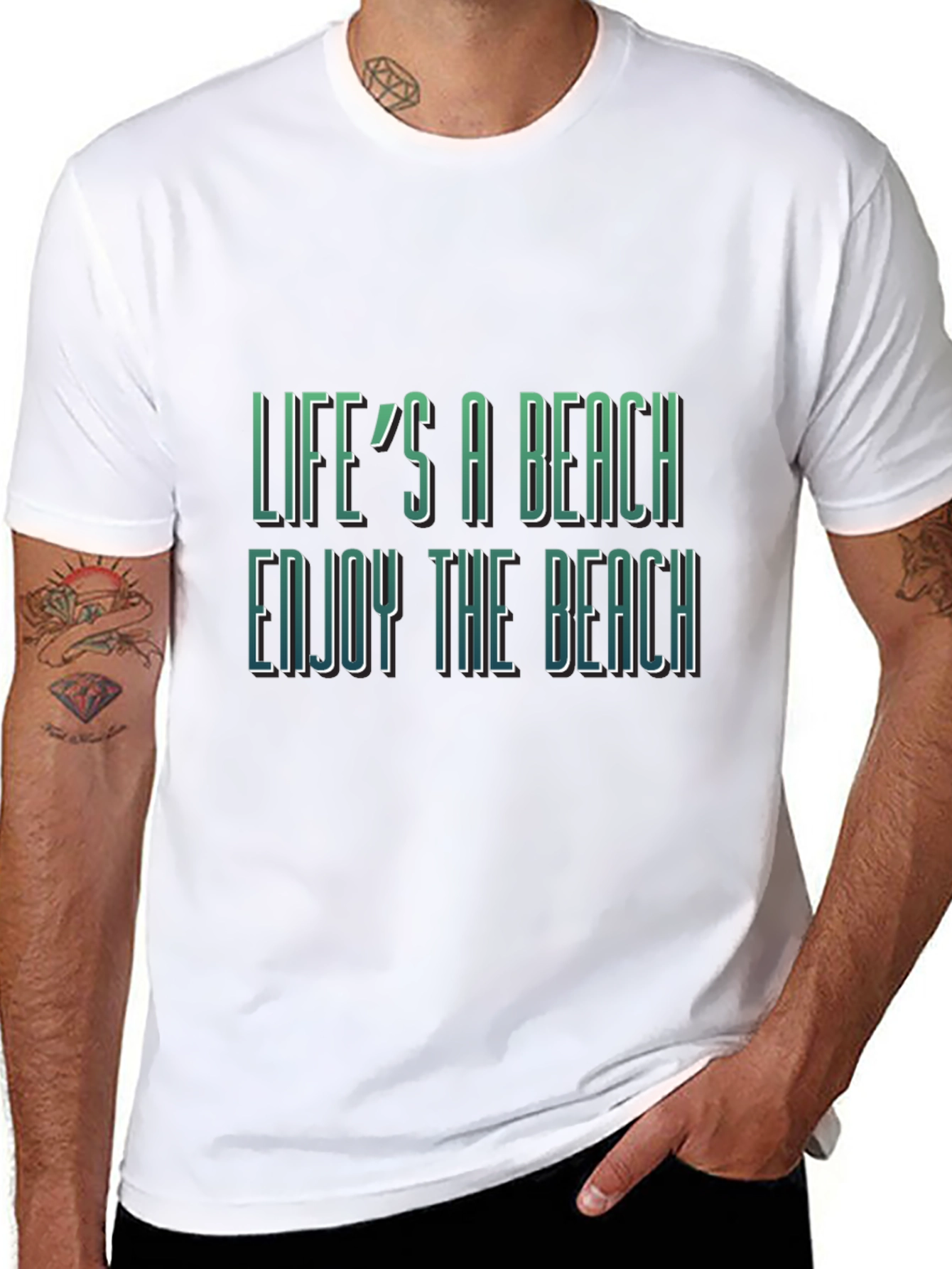 Lifes a Beach Graphic T-Shirt