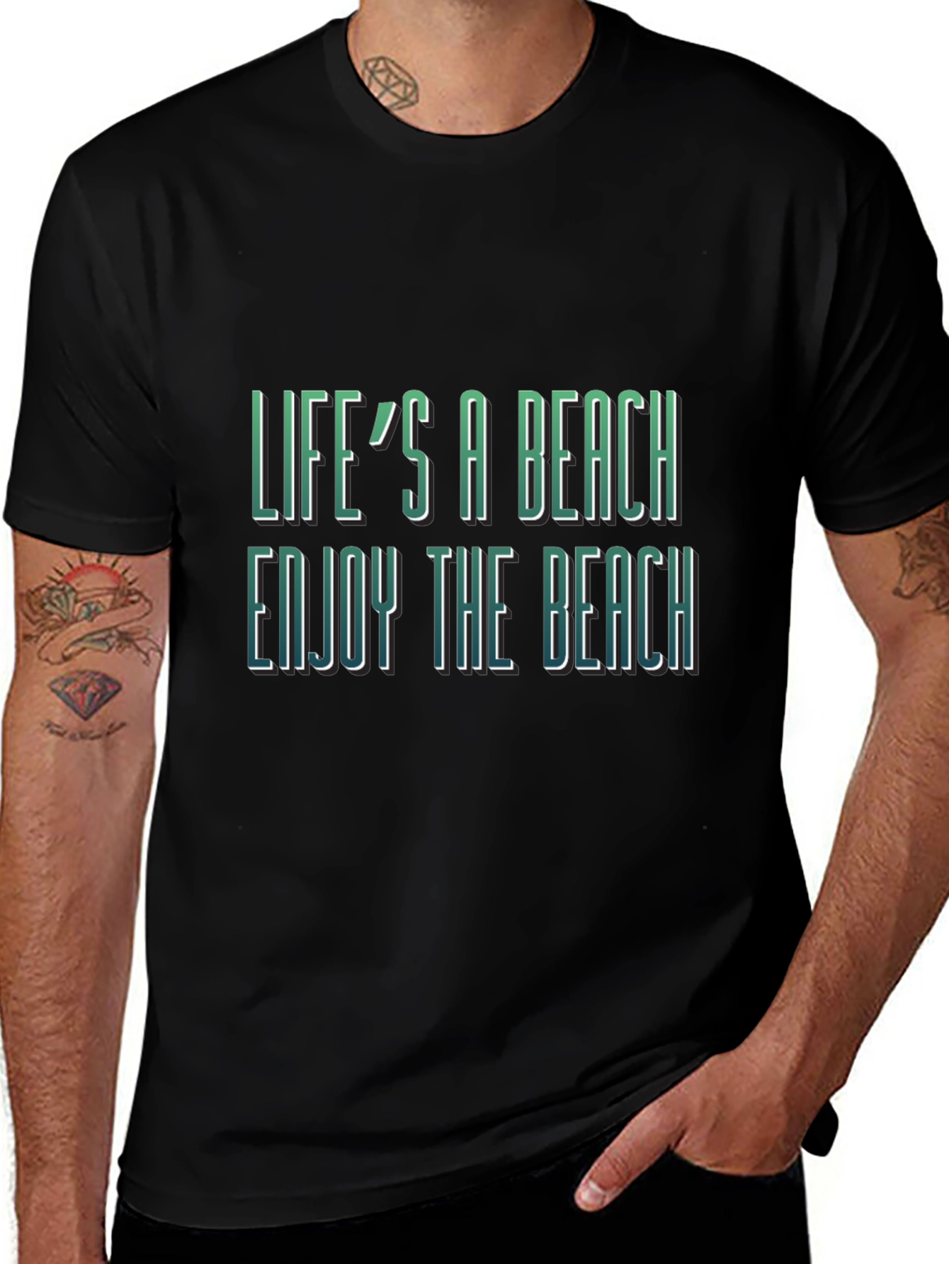 Lifes a Beach Graphic T-Shirt