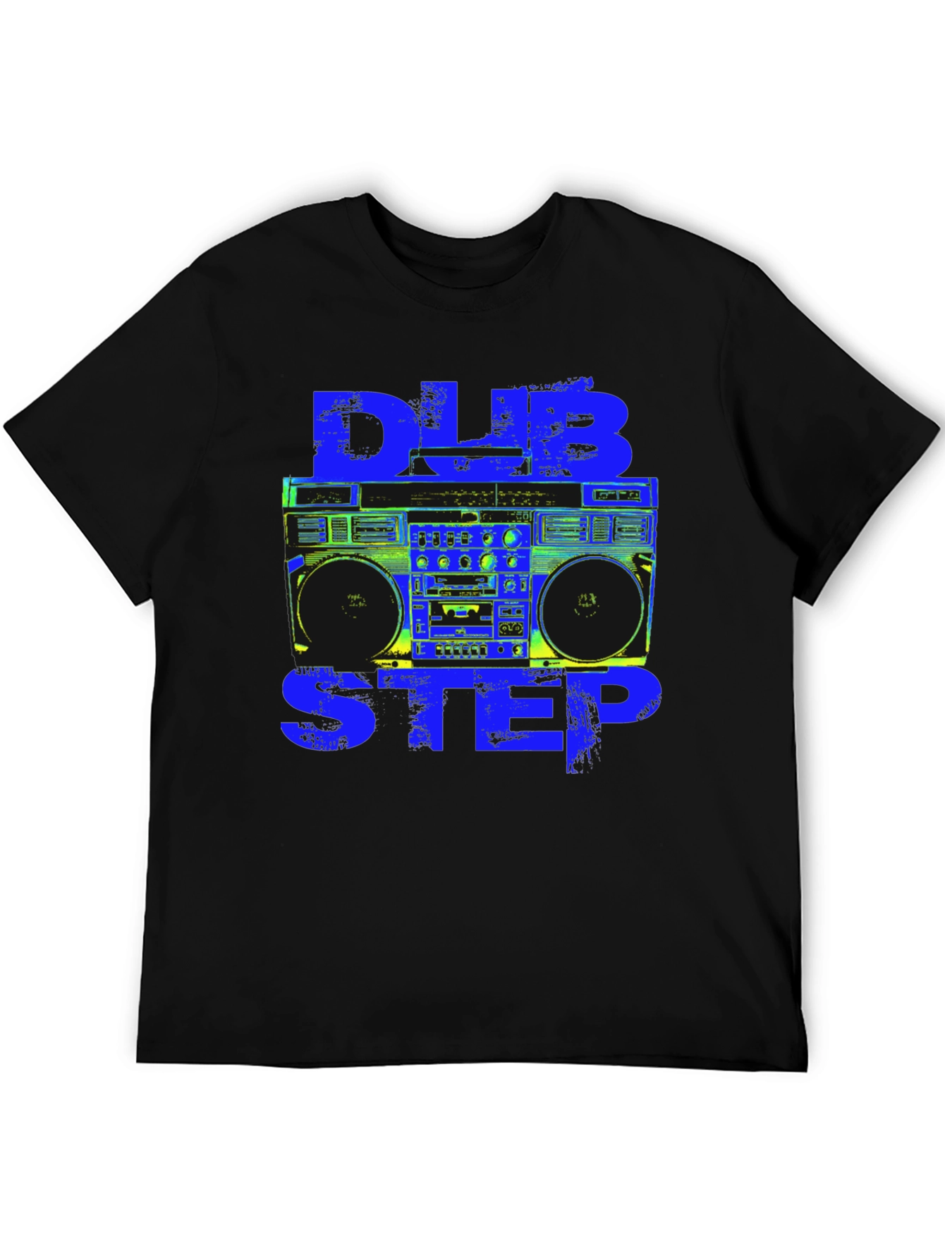Dubstep Boombox Graphic Tee - Black