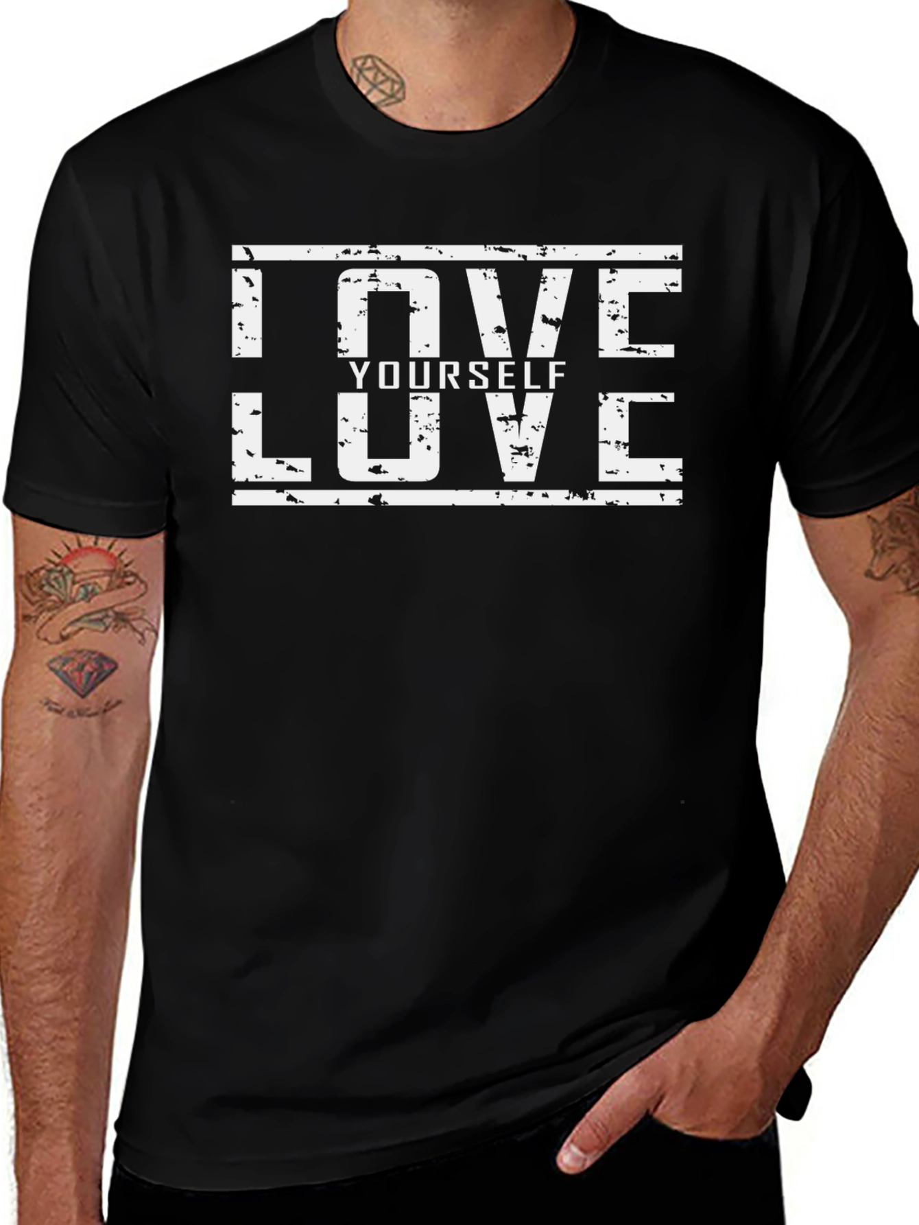 Love Yourself T-Shirt - Grunge Style