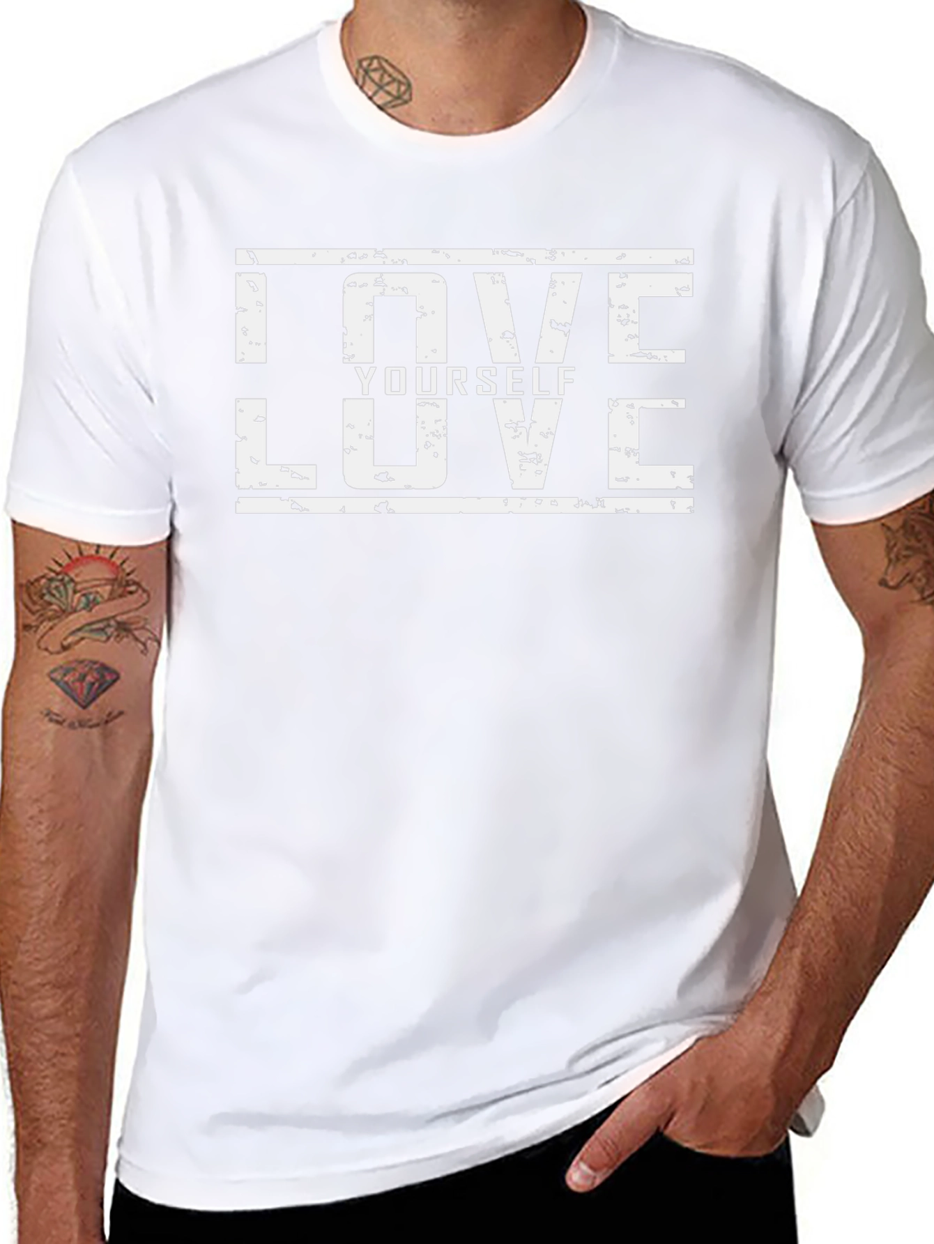Love Yourself T-Shirt - Grunge Style