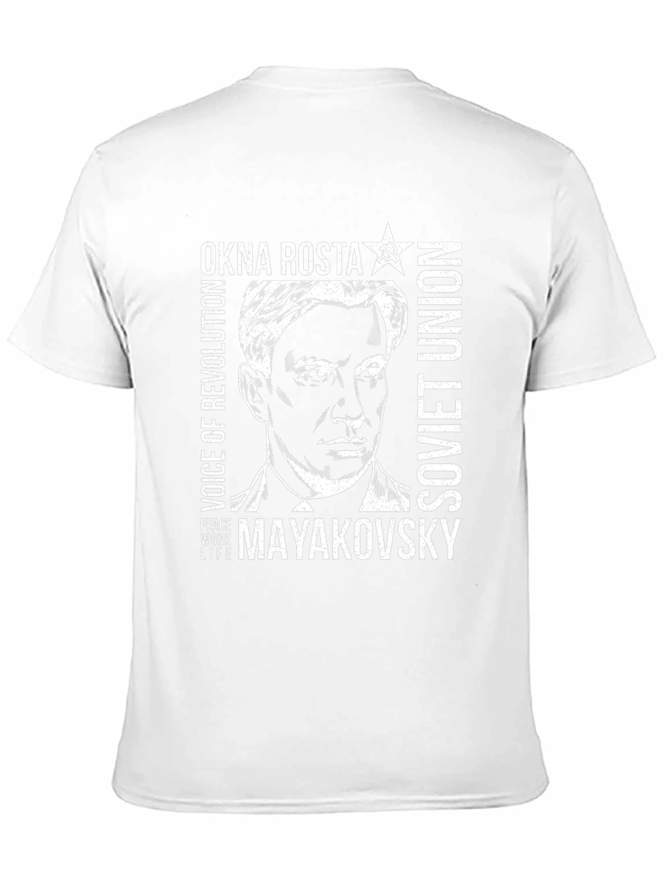 Okna Rosta Mayakovsky Soviet Union T-Shirt