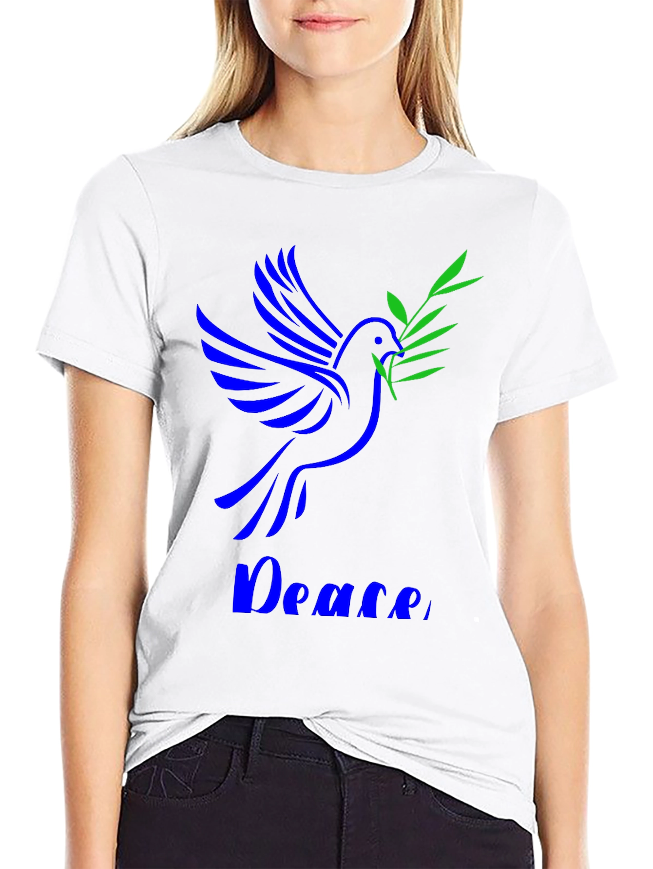 Peace Dove T-Shirt - Olive Branch Design