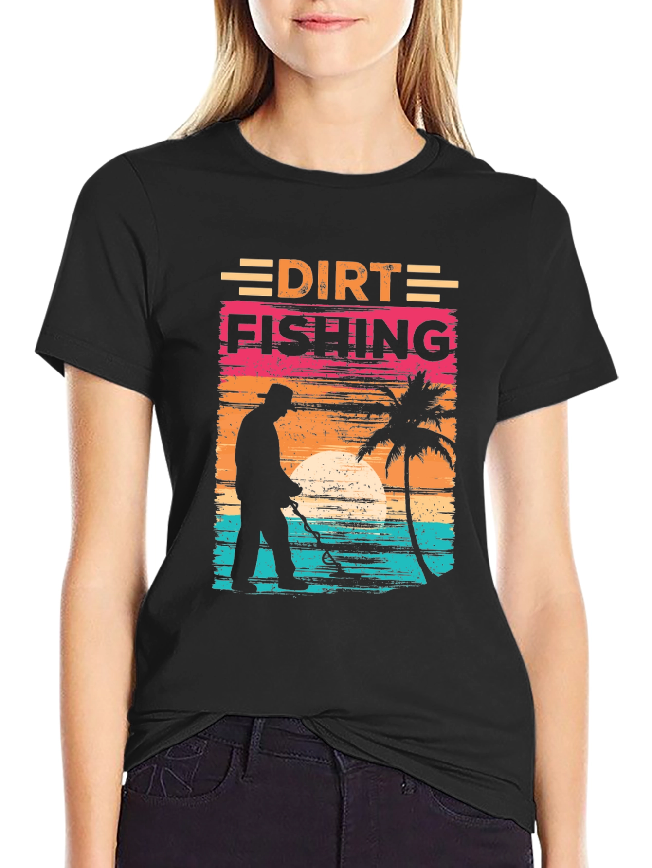 Dirt Fishing T-Shirt - Metal Detecting Tee