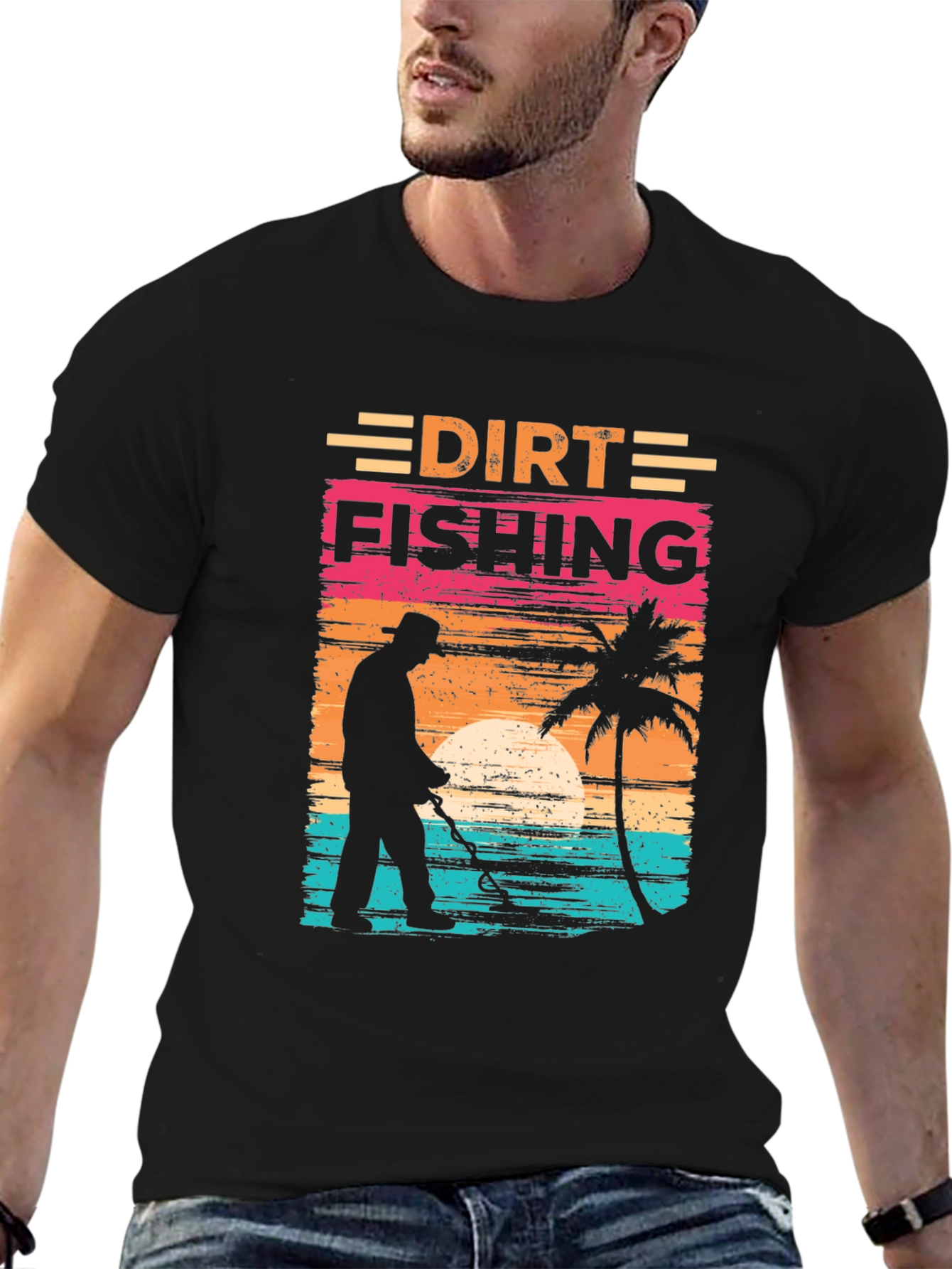 Dirt Fishing T-Shirt - Metal Detecting Tee