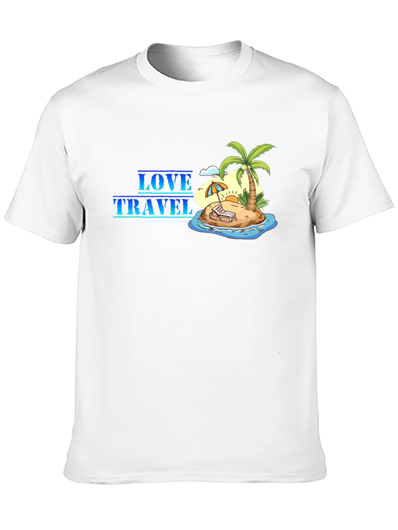 Love Travel Black Graphic T-Shirt