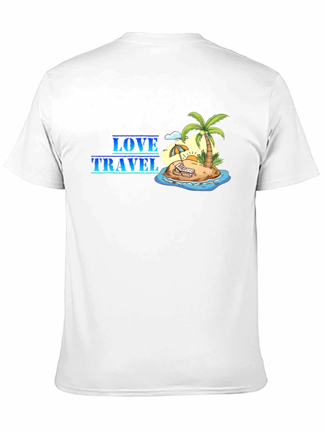 Love Travel Black Graphic T-Shirt