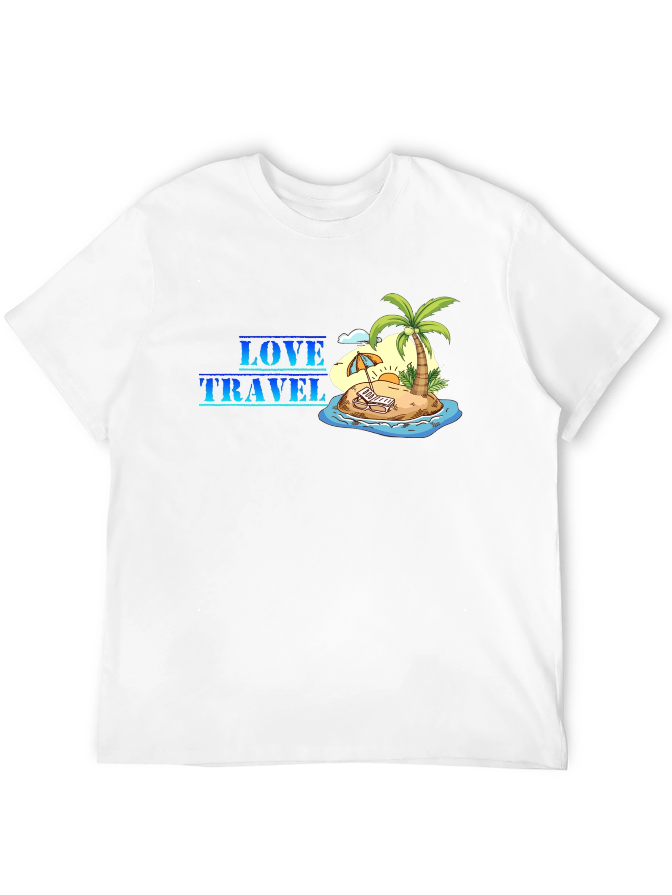 Love Travel Black Graphic T-Shirt