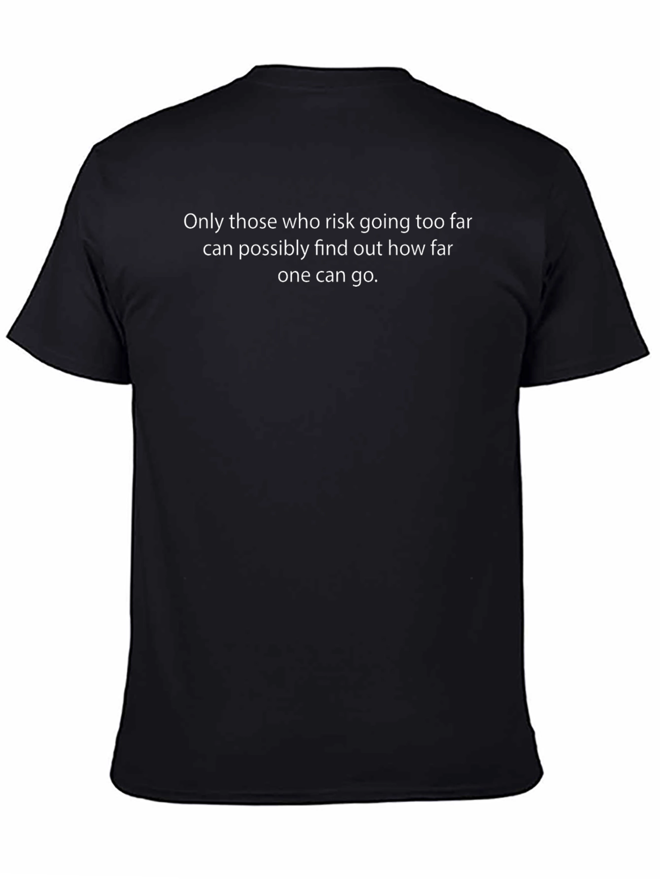 Motivational Quote T-Shirt - Risk & Discovery