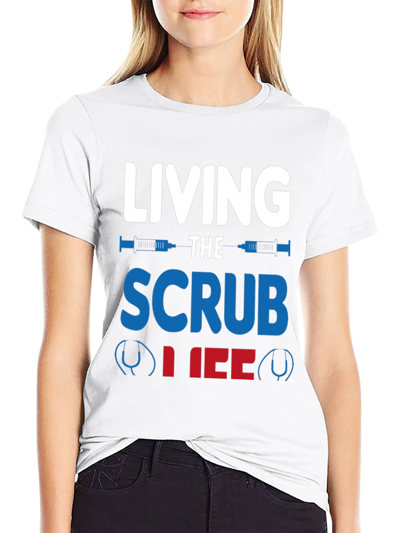 Living the Scrub Life T-Shirt - Medical Profession Apparel