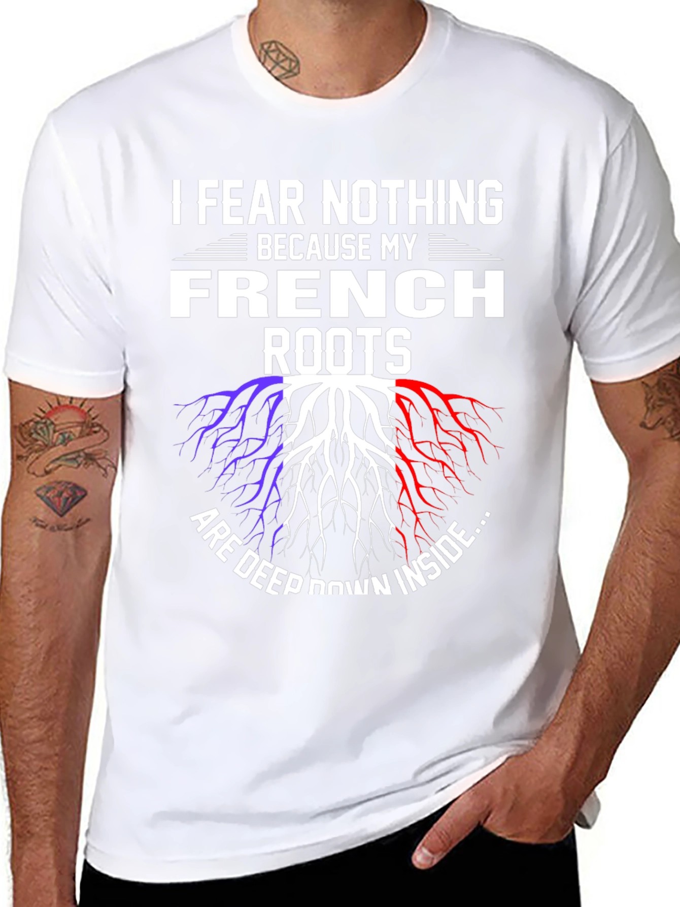 French Roots T-Shirt - I Fear Nothing